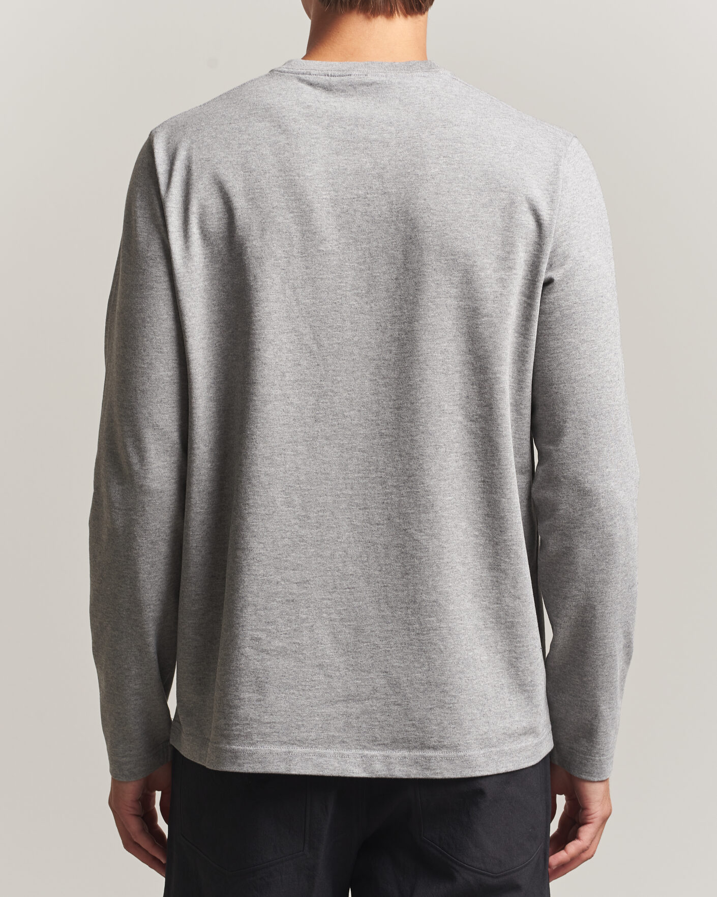 Men | T-Shirts | Canada Goose | Vantage Long Sleeve T-Shirt Stone Heather