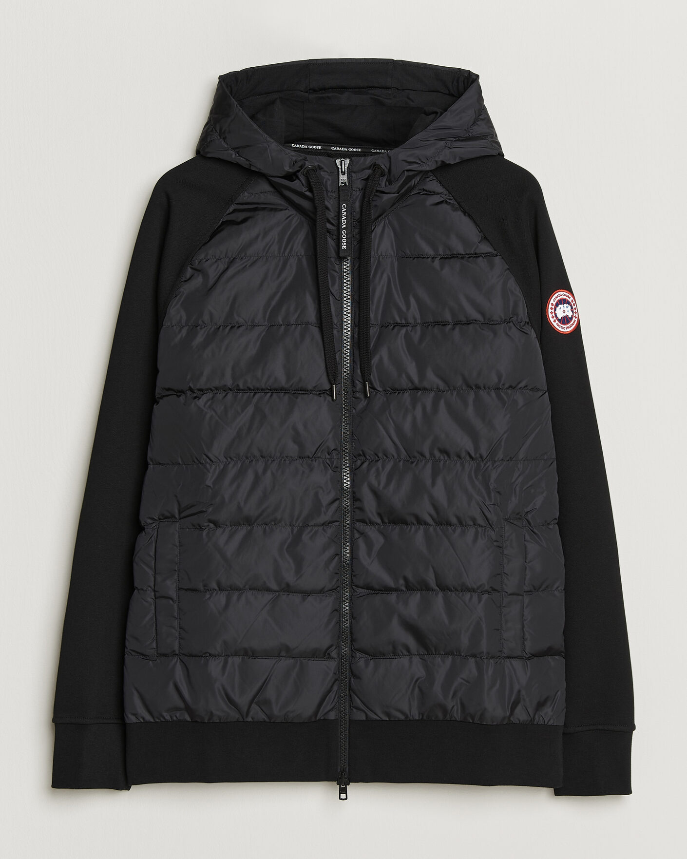 Men | Coats & Jackets | Canada Goose | Hybridge Huron Full Zip Hoody Black