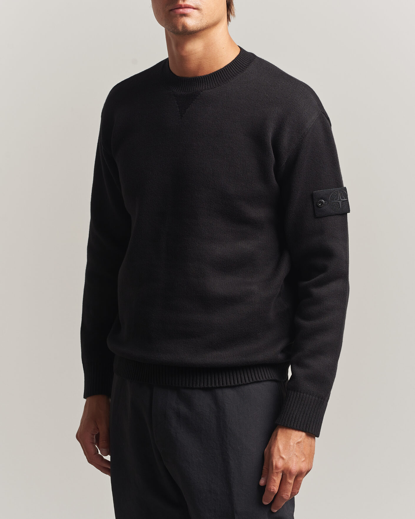 stone  ghost スウェット Stone Island Ghost Plush Stitch Winter Cotton Sweat Black at
