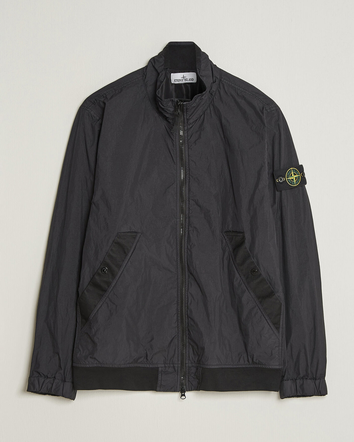 Men | Coats & Jackets | Stone Island | Crinkle Reps Jacket Black