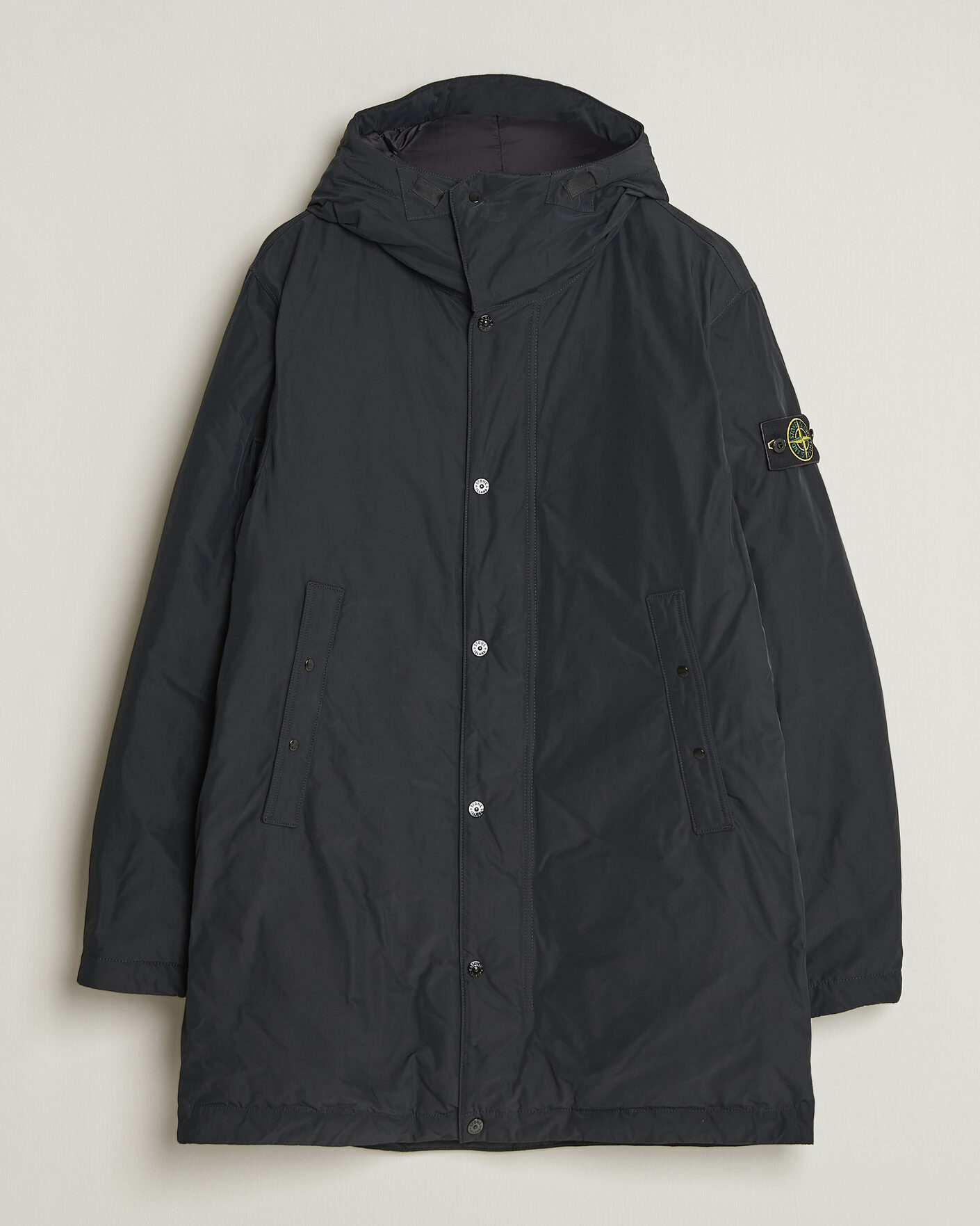 Men | Coats & Jackets | Stone Island | Micro Twill Padded Parka Black