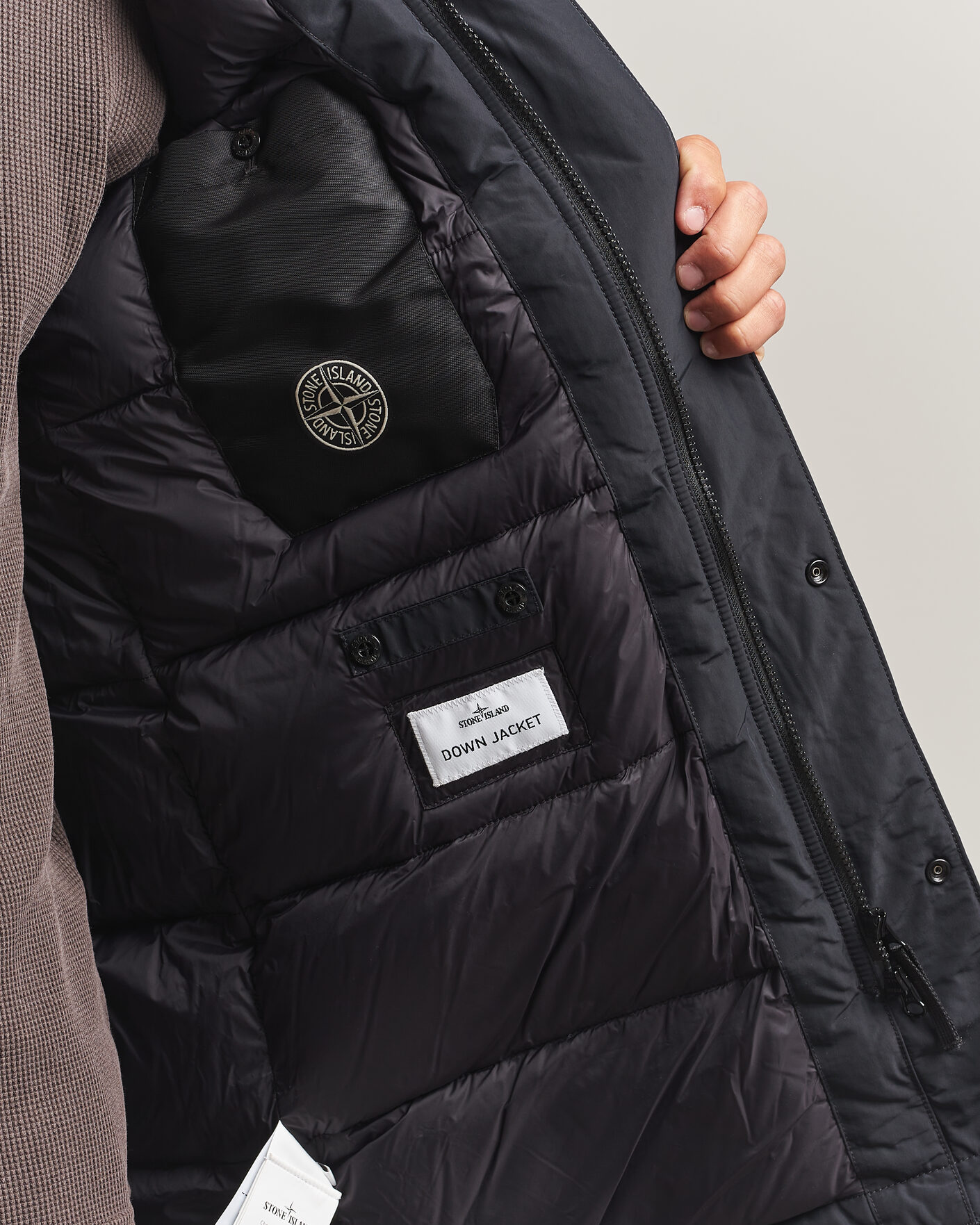 Men | Coats & Jackets | Stone Island | Micro Twill Padded Parka Black