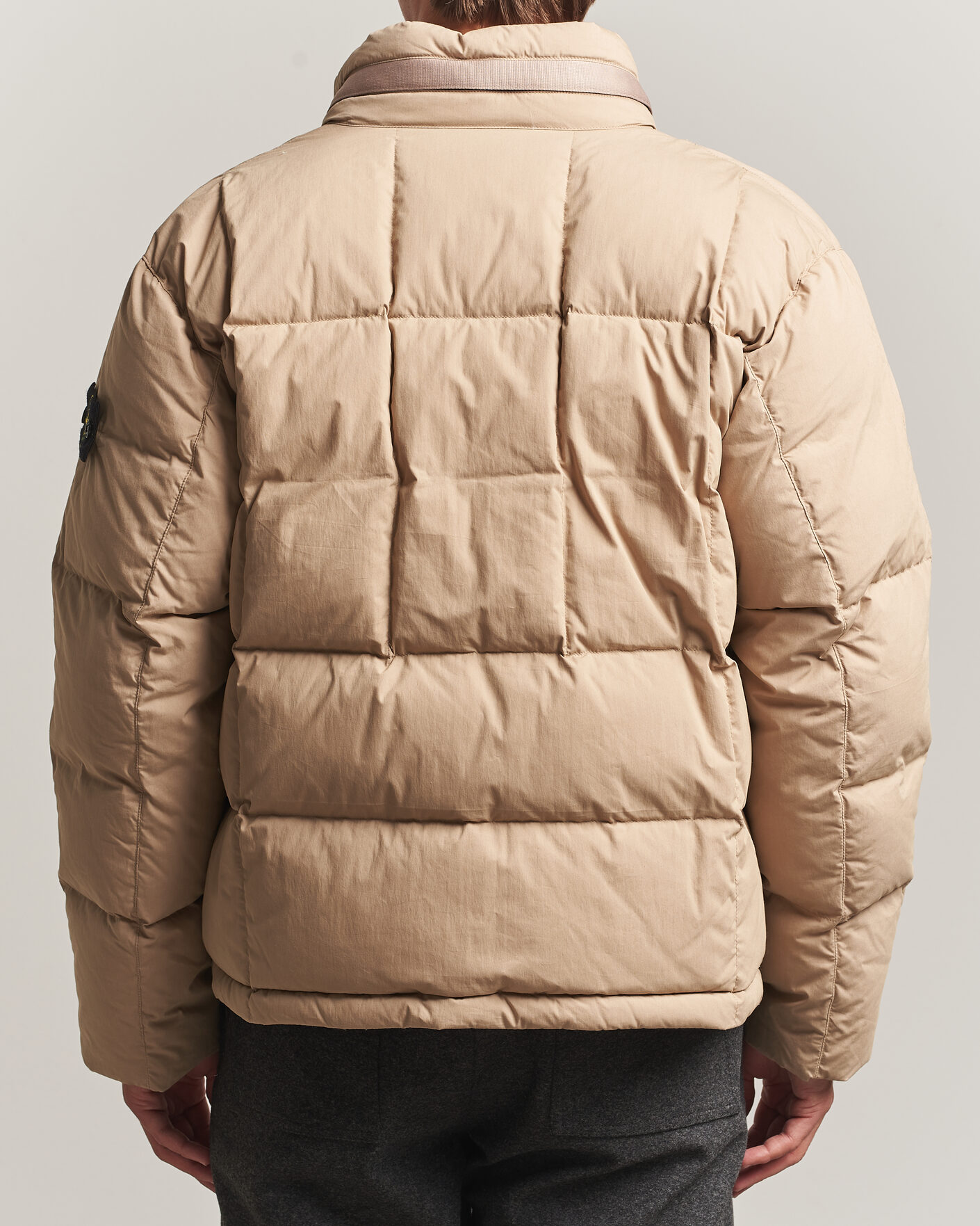 Men | Coats & Jackets | Stone Island | Cotton/Nylon Padded Down Jacket Biscuit
