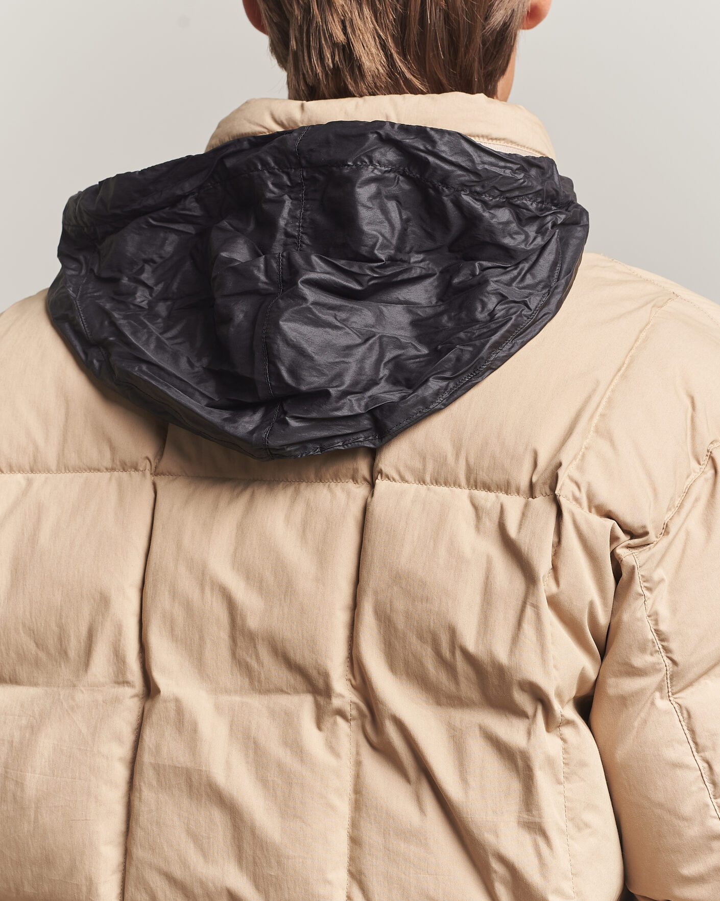 Men | Coats & Jackets | Stone Island | Cotton/Nylon Padded Down Jacket Biscuit
