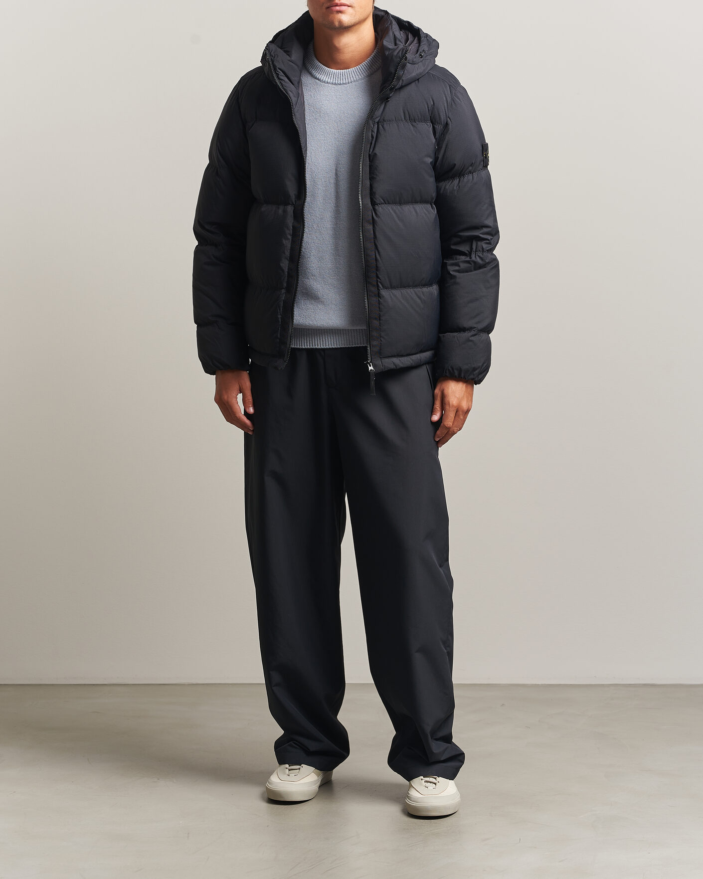 Men | Coats & Jackets | Stone Island | Matt Ripstop Cordura Down Jacket Black
