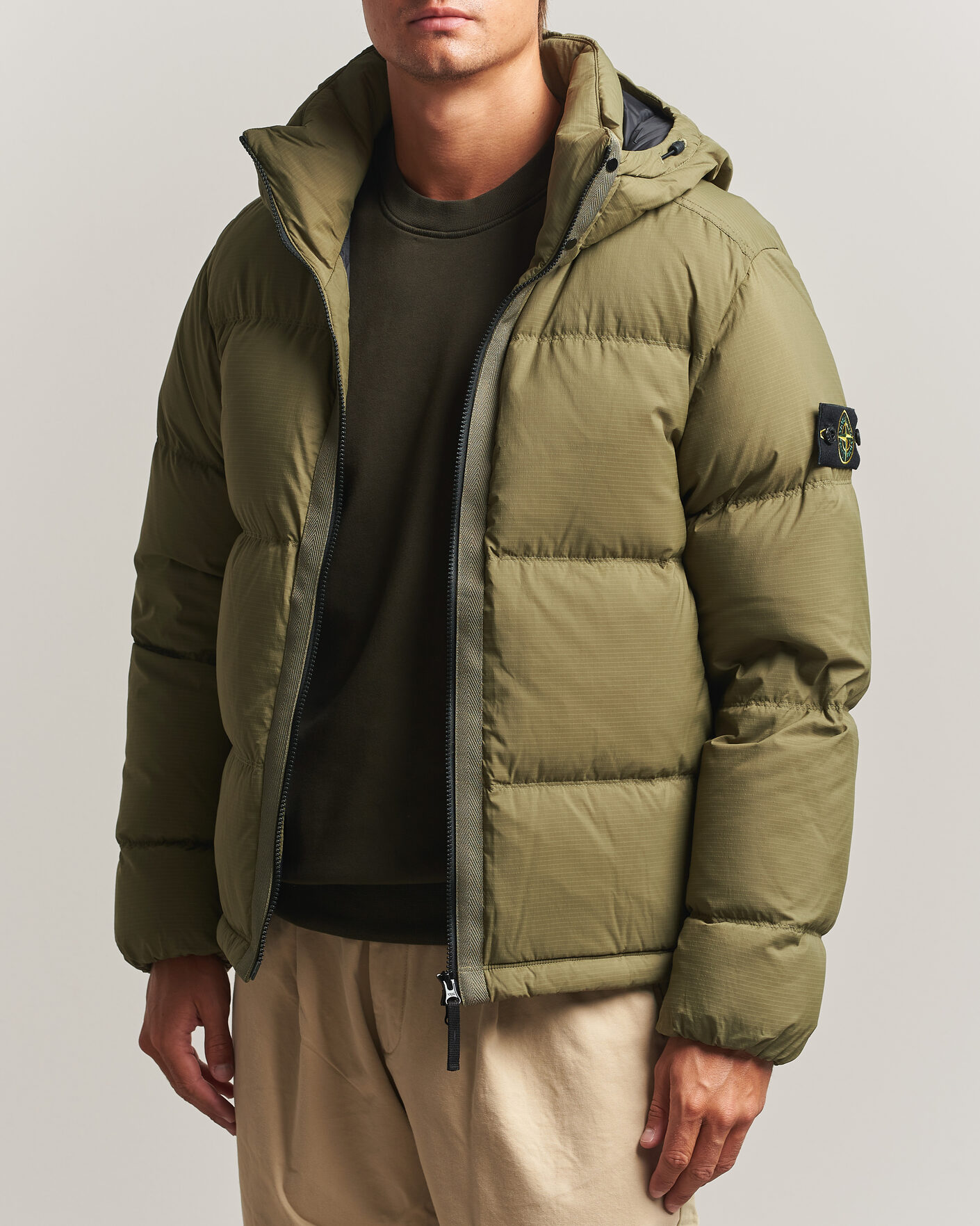 Men | Coats & Jackets | Stone Island | Matt Ripstop Cordura Down Jacket Green