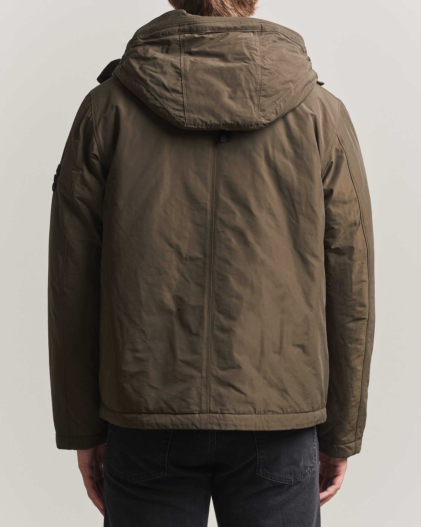 Men | Coats & Jackets | Stone Island | Micro Twill Hood Jacket Coal Grey