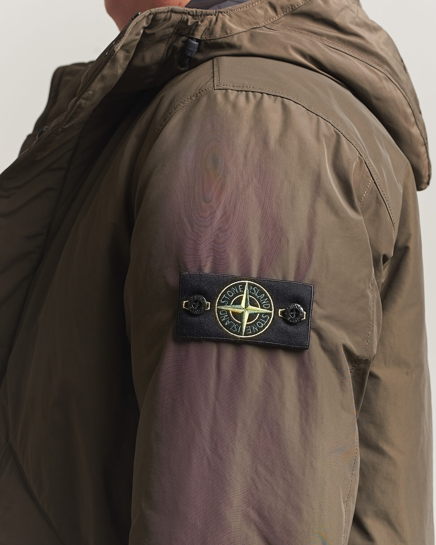 Men | Coats & Jackets | Stone Island | Micro Twill Hood Jacket Coal Grey