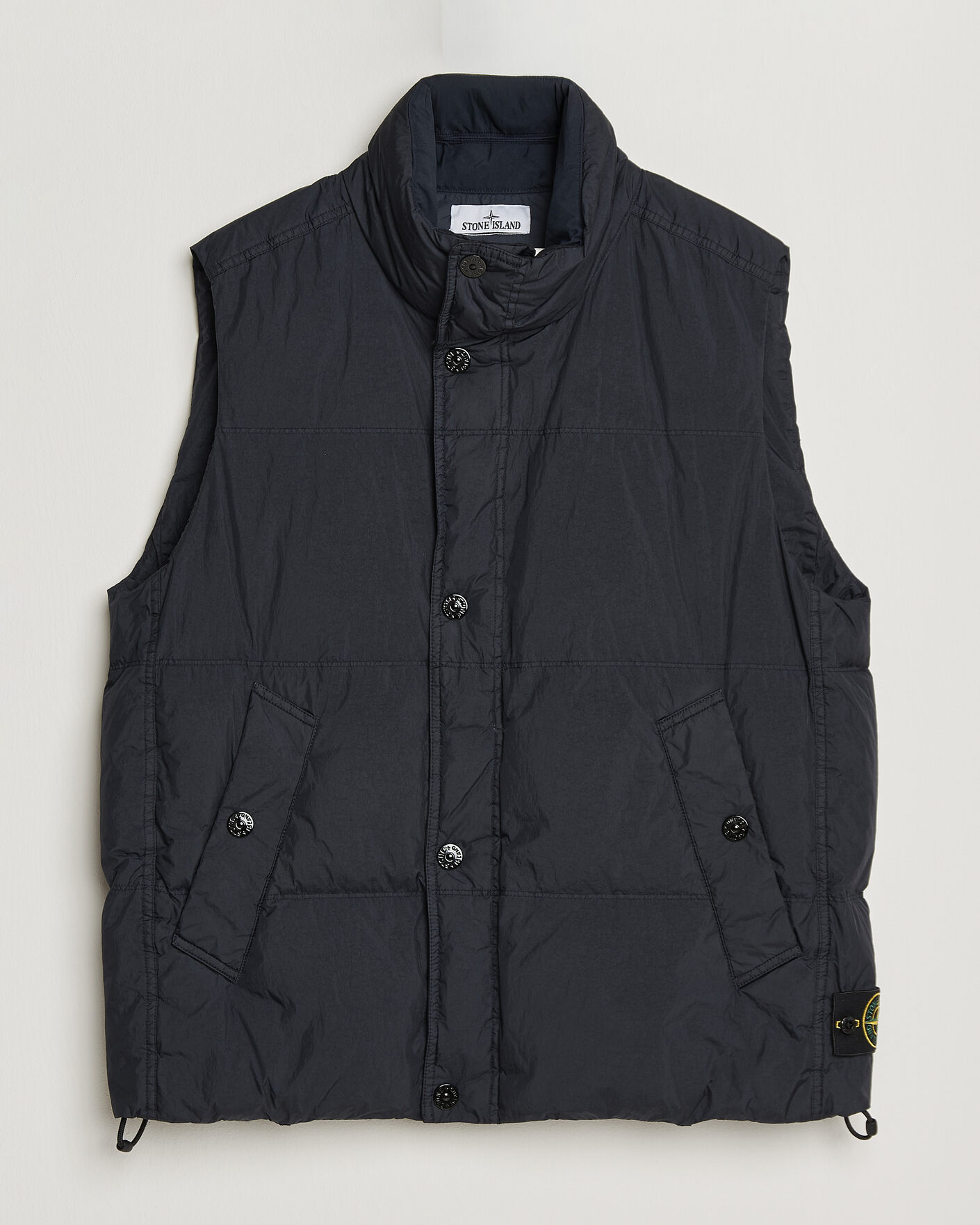 Men | Gilets | Stone Island | Crinkle Reps Down Vest Navy Blue