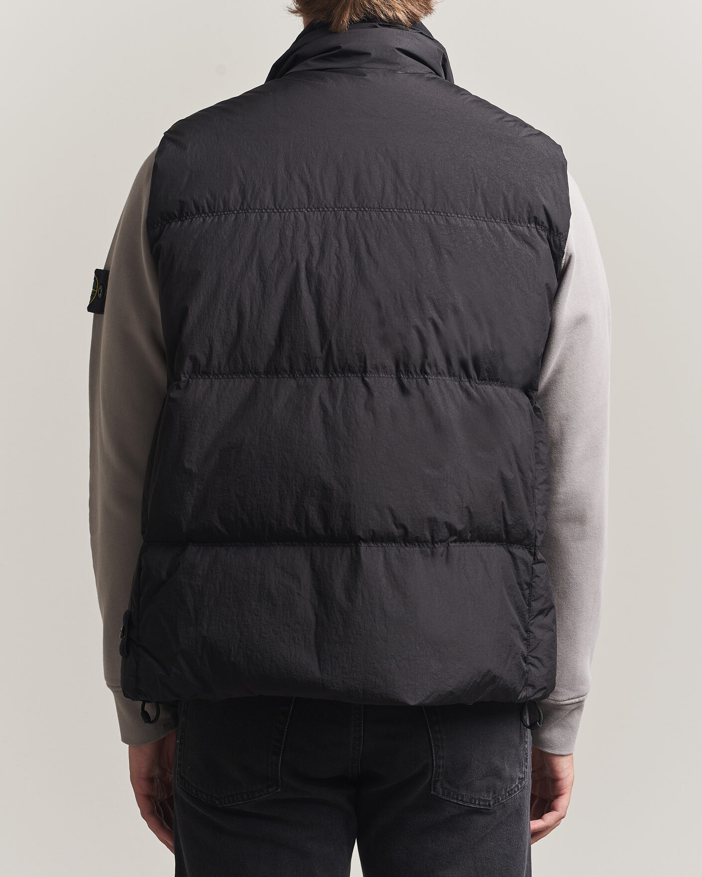 Men | Gilets | Stone Island | Crinkle Reps Down Vest Black