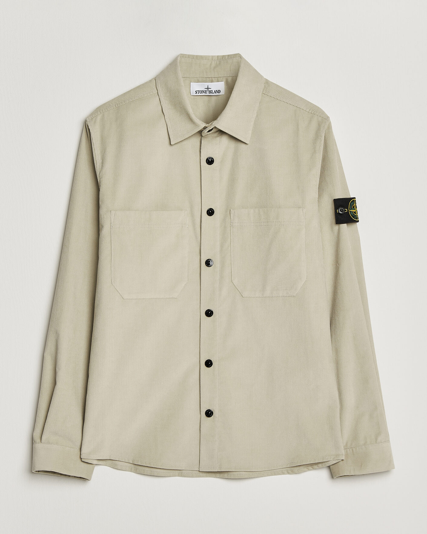 Men | Shirts | Stone Island | Micro Cord Overshirt Sand