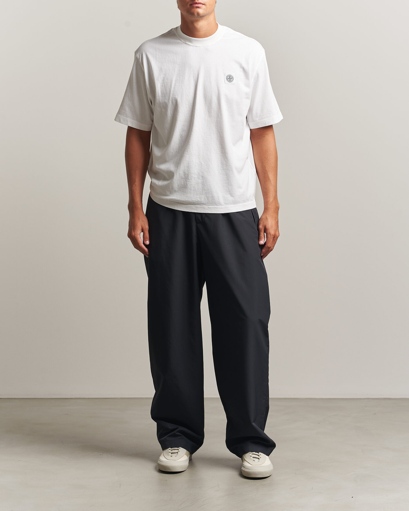 Men | T-Shirts | Stone Island | Combed Organic Cotton T-Shirt White