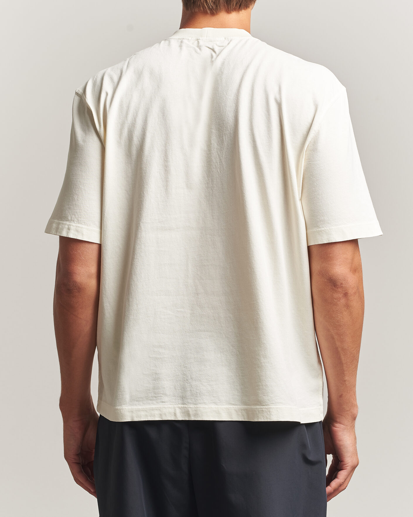 Men | T-Shirts | Stone Island | Combed Organic Cotton T-Shirt Ivory