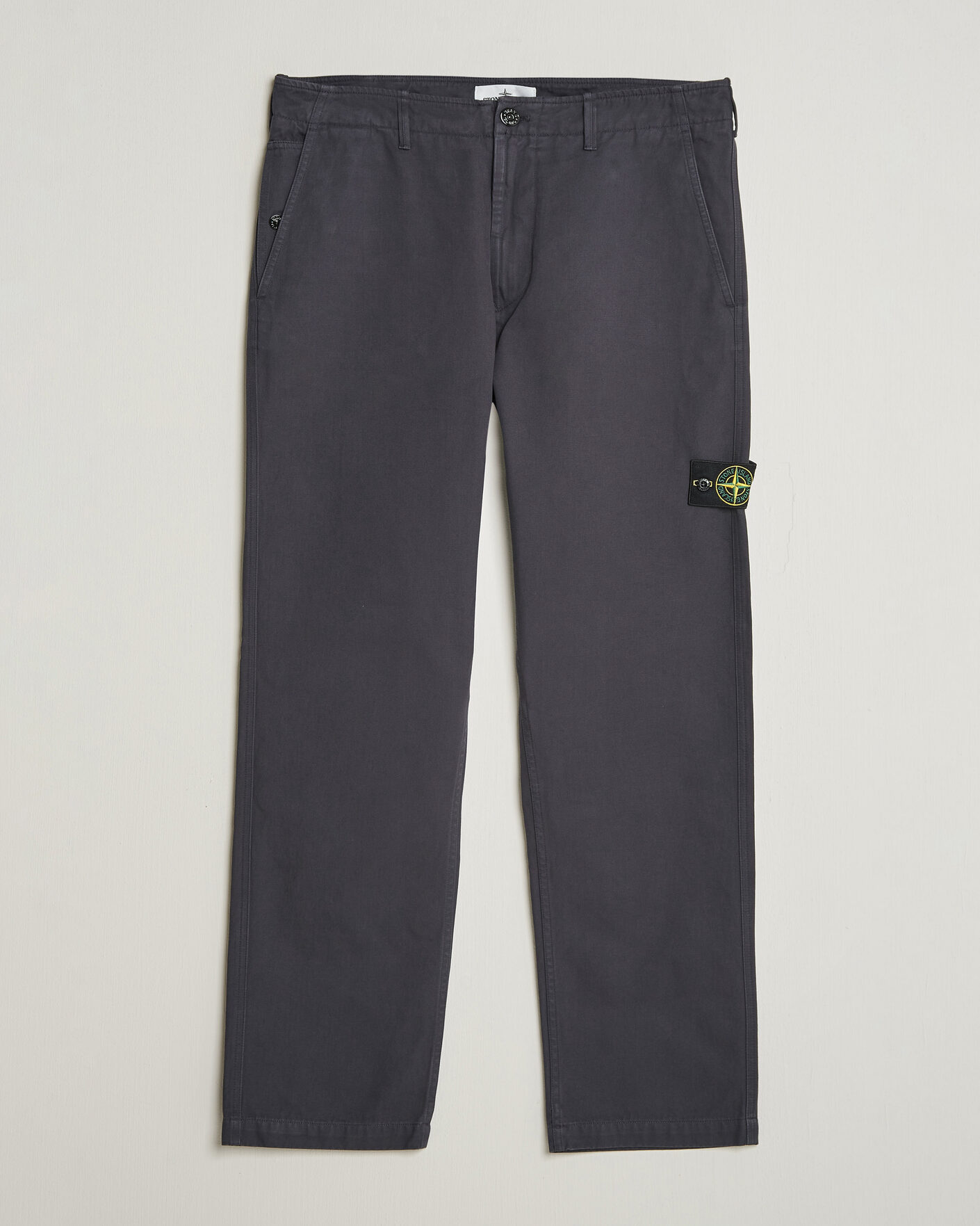 Men | Trousers | Stone Island | Dense Cotton Twill Pants Blue Navy