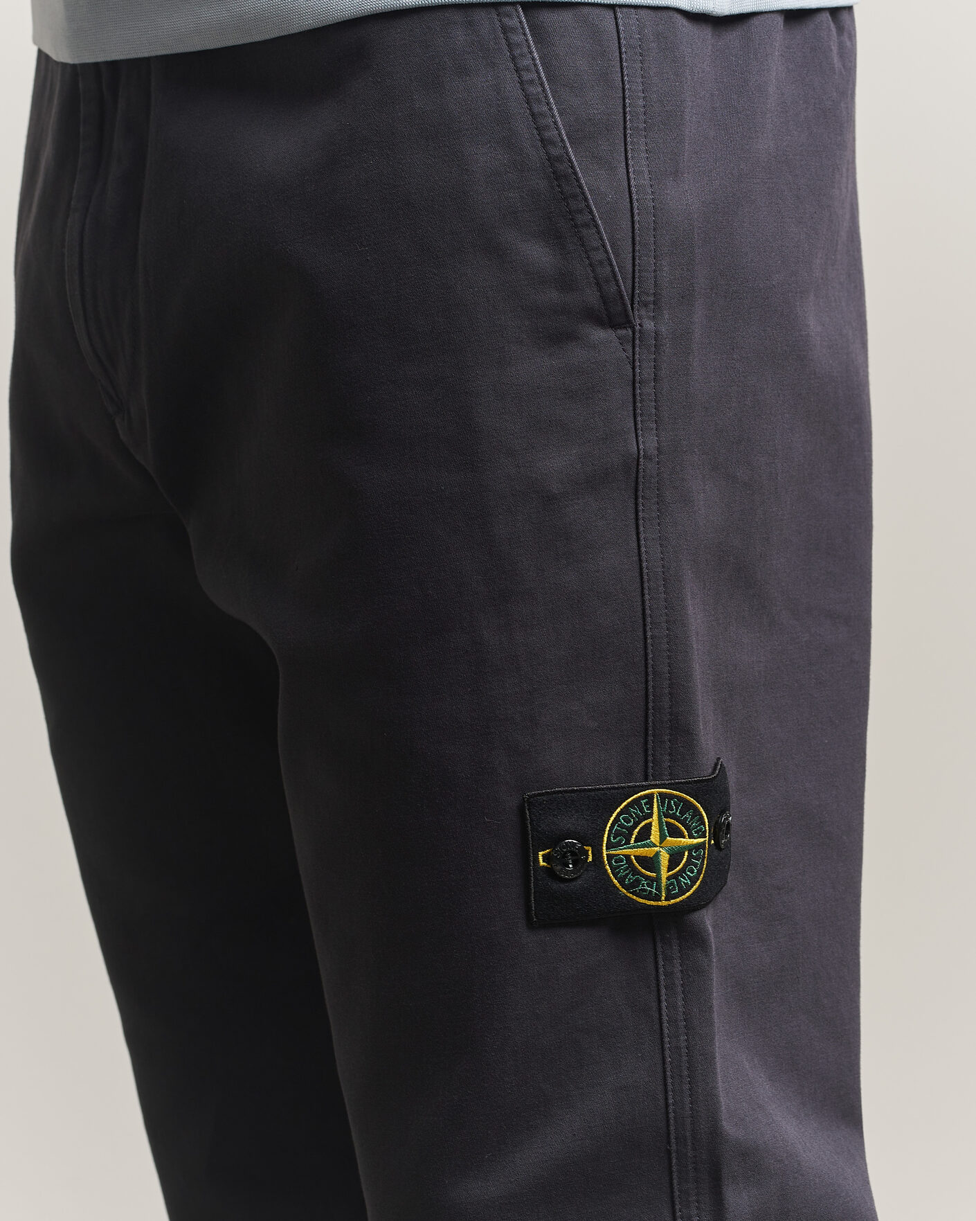 Men | Trousers | Stone Island | Dense Cotton Twill Pants Blue Navy