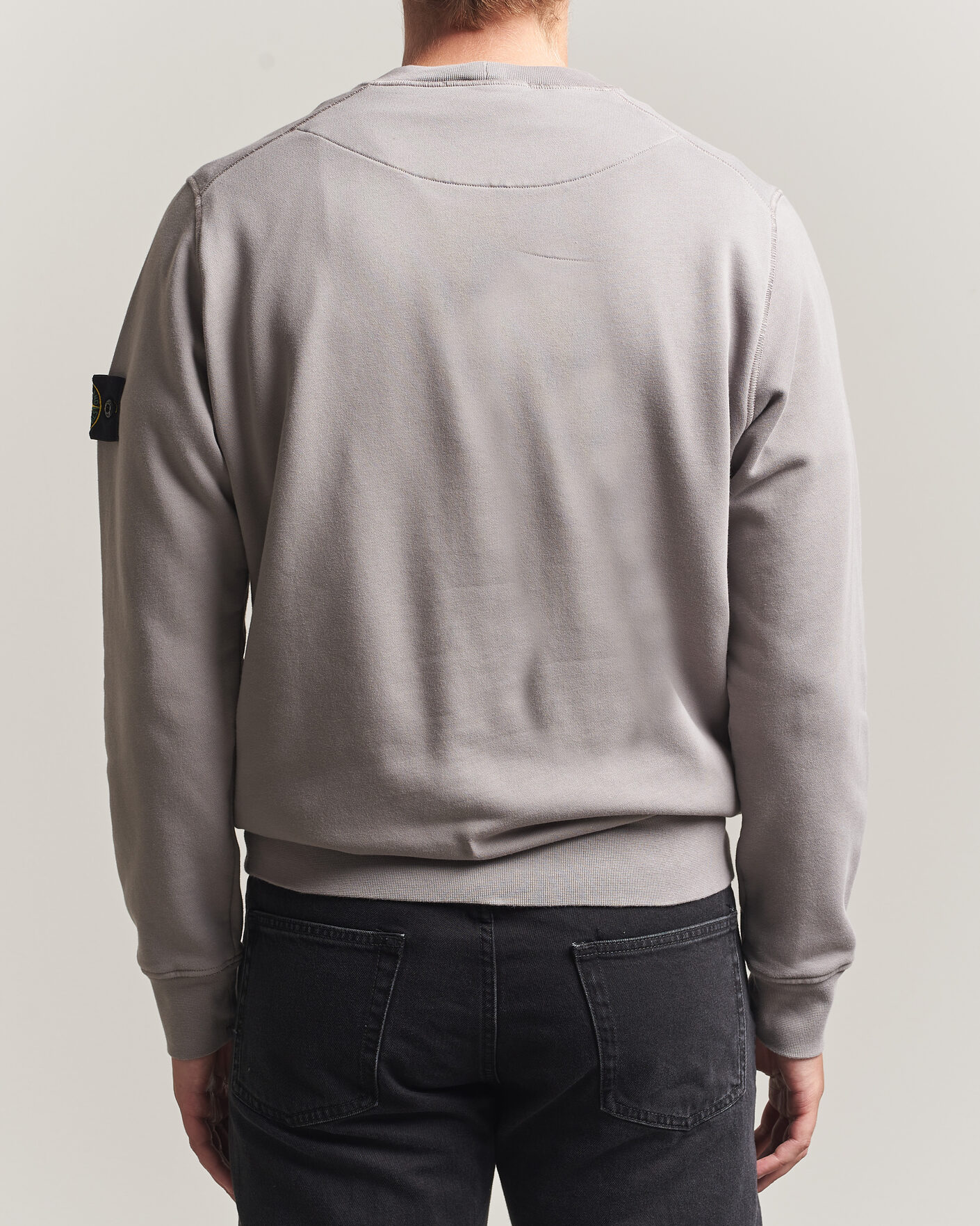 Men | Sweaters & Knitwear | Stone Island | Garment Dyed Fleece Sweatshirt Grey