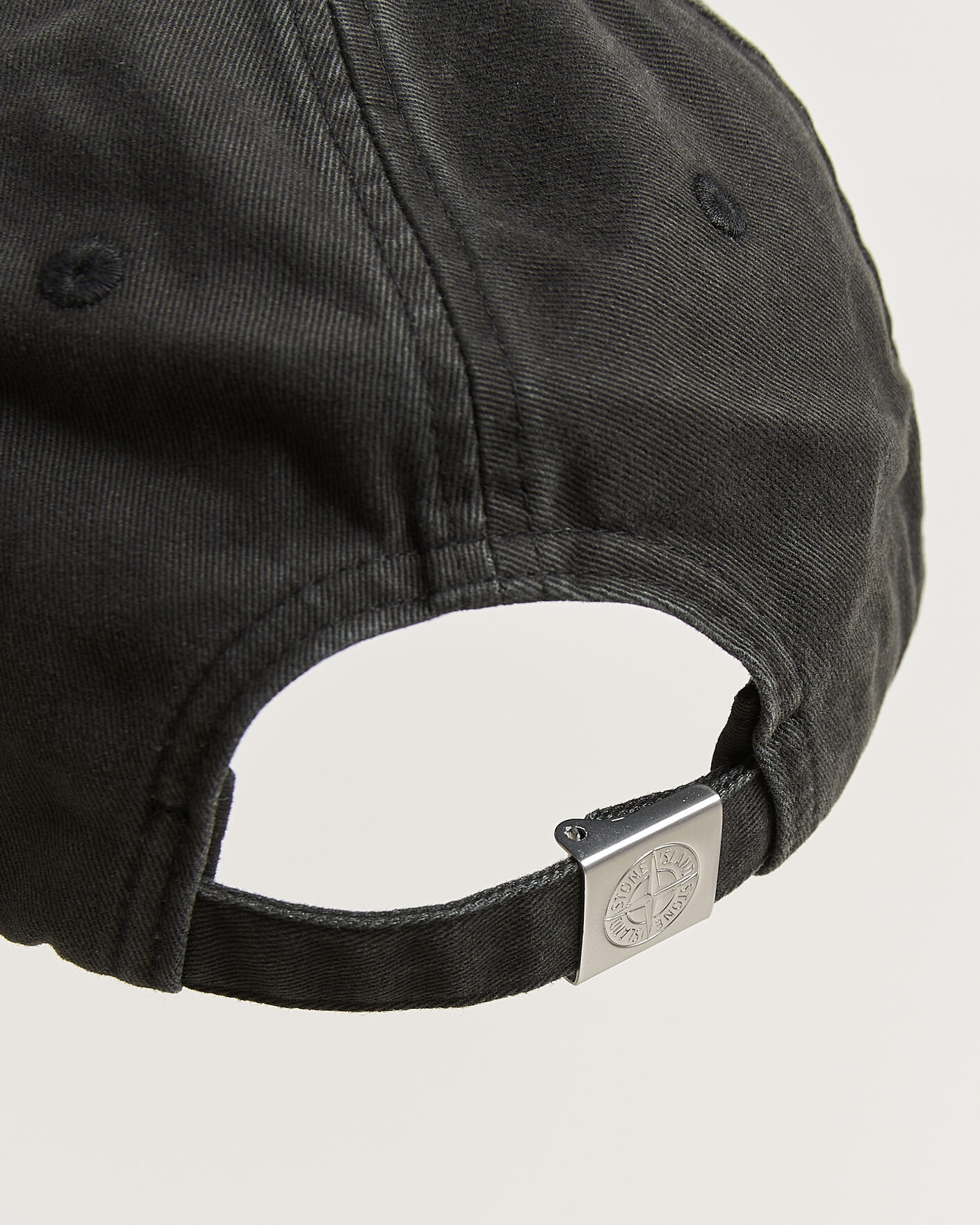 Men | Hats & Caps | Stone Island | Brushed Cotton Gabardine Cap Black