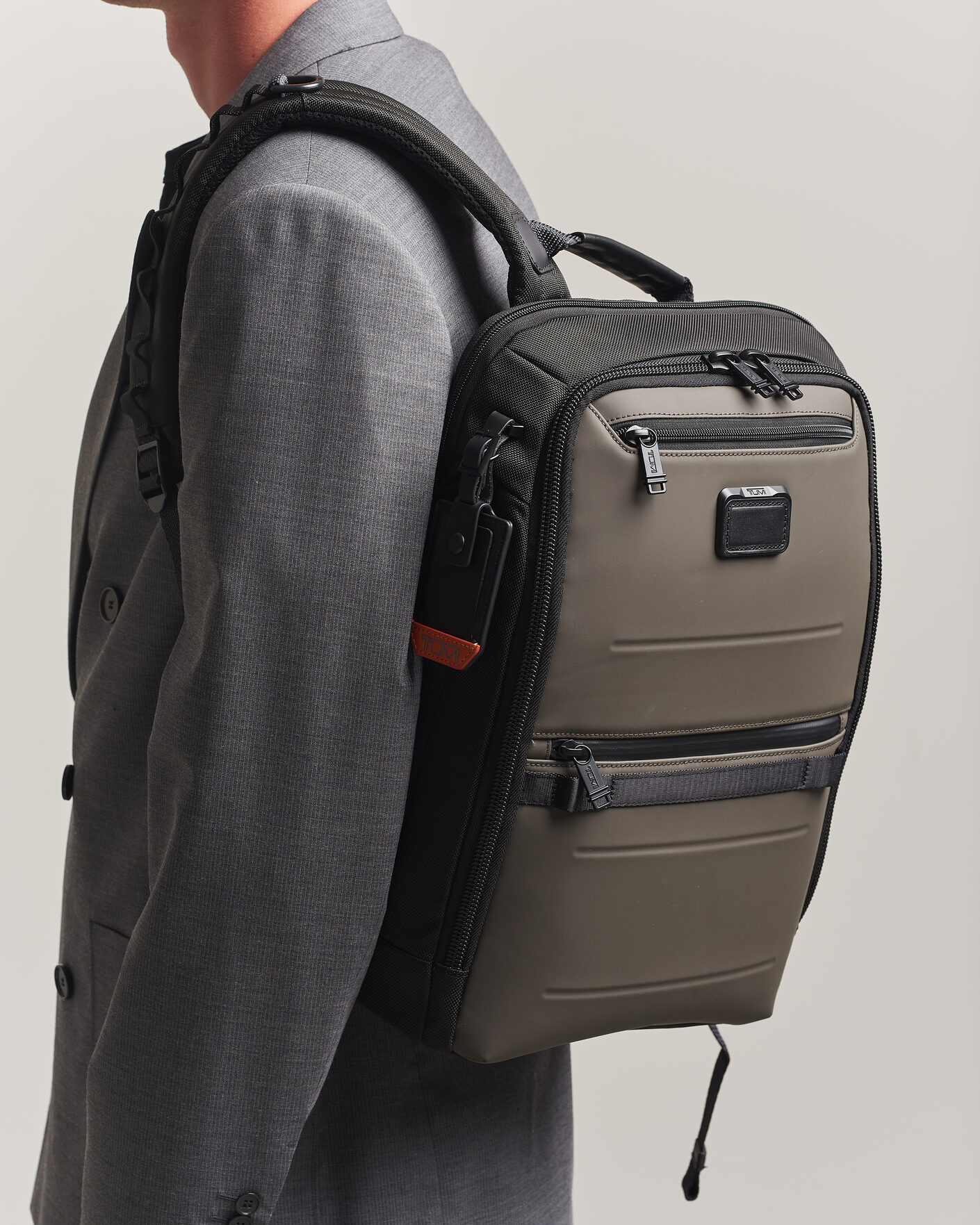 Men | Bags | TUMI | Alpha Bravo Dynamic Backpack Terra Brown