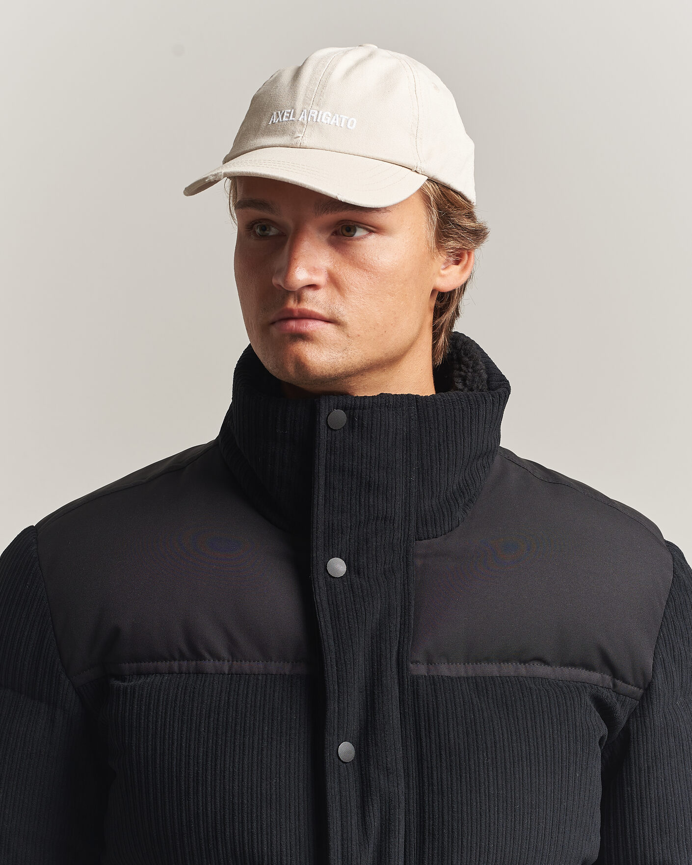 Men | Hats & Caps | Axel Arigato | AA Logo Cap Washed Beige
