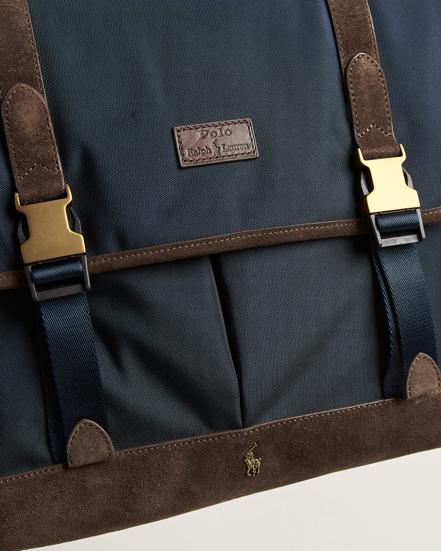 Men | Bags | Polo Ralph Lauren | Messenger Duffle Bag Newport Navy/Brown