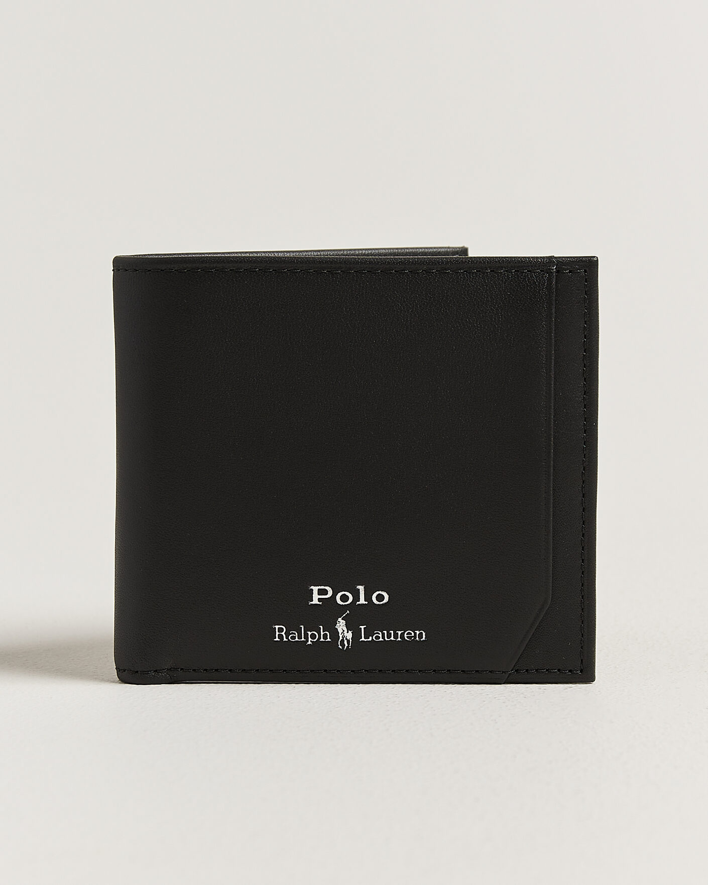 Men | Wallets | Polo Ralph Lauren | Smooth Leather Wallet Black