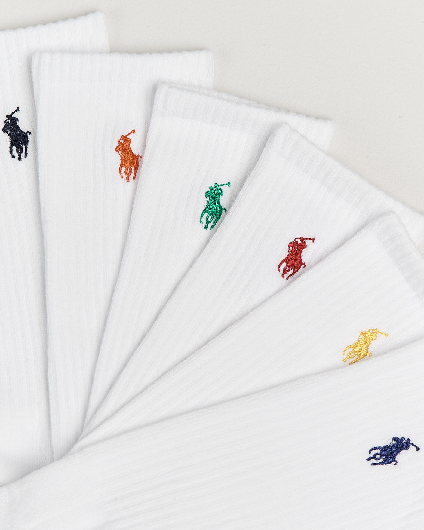 Men | Underwear & Socks | Polo Ralph Lauren | 6-Pack Performance Crew Socks White