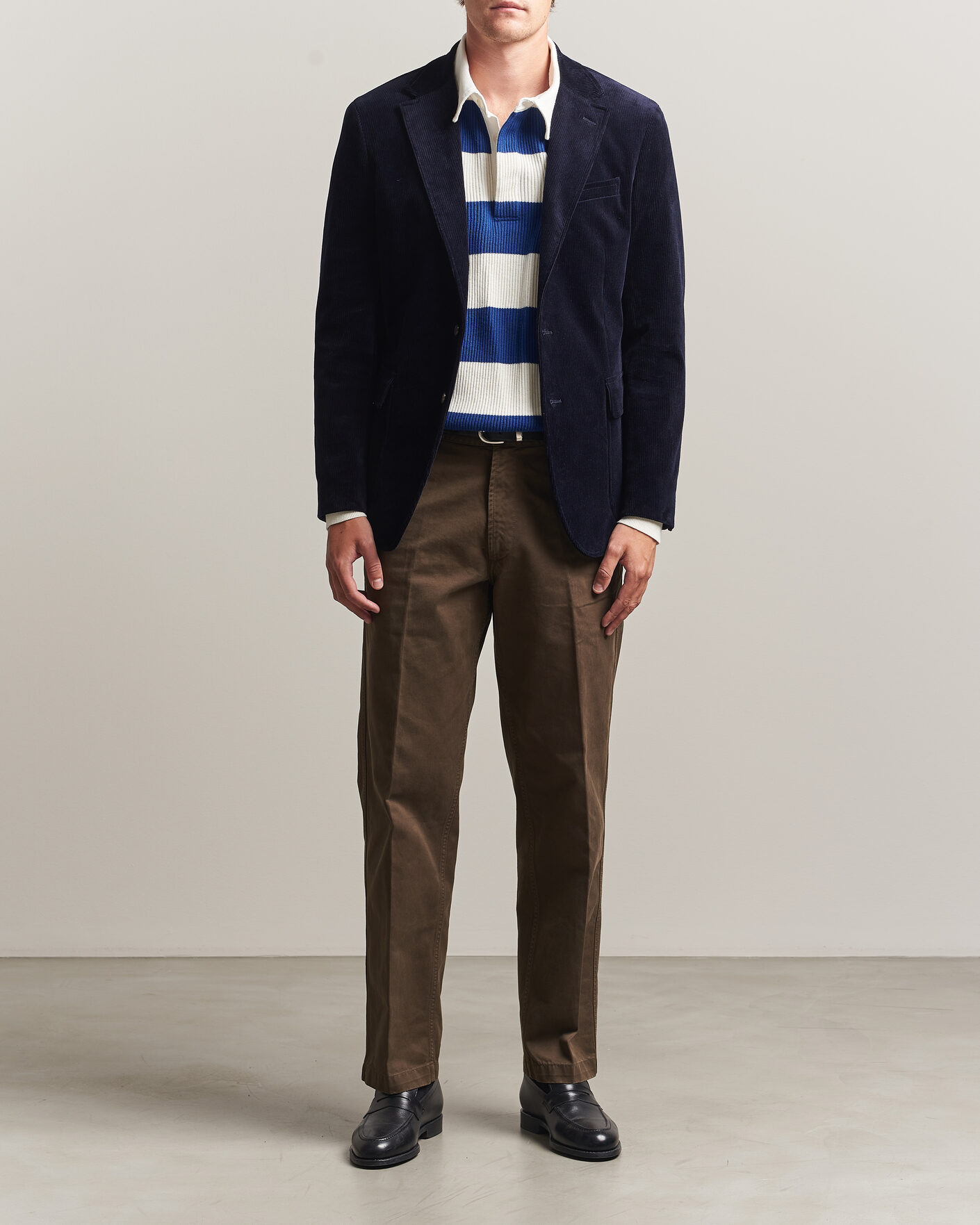 Polo Ralph Lauren Single Breasted Corduroy Sportcoat Newport Navy