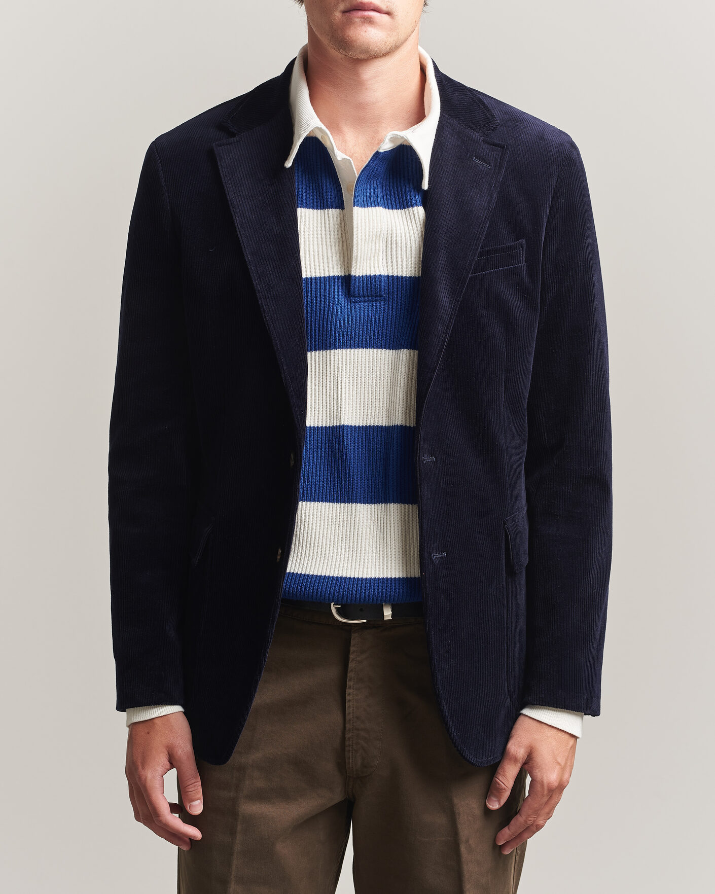 Polo Ralph Lauren Single Breasted Corduroy Sportcoat Newport Navy