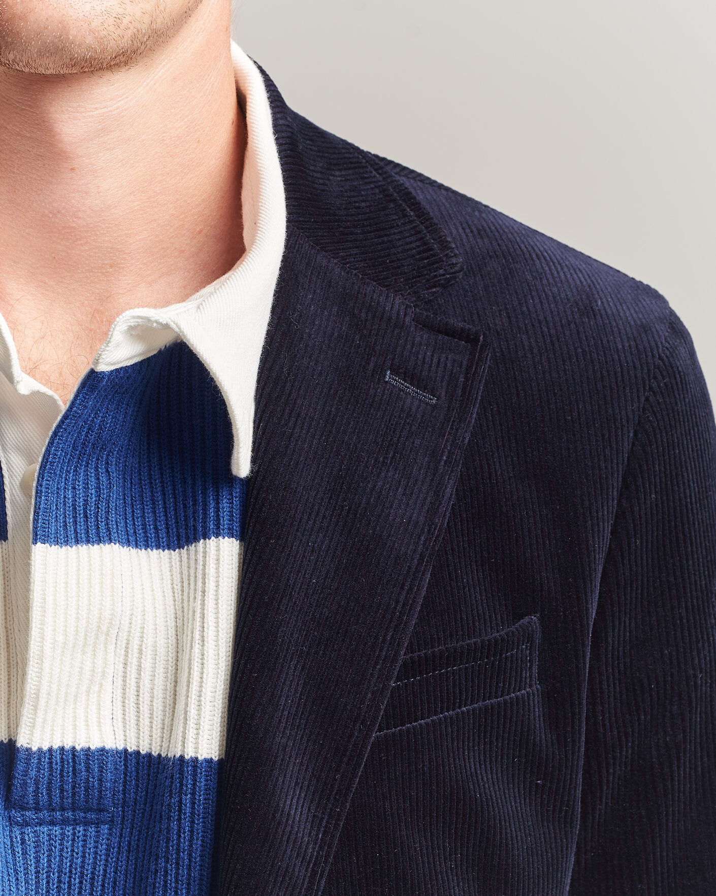 Men | Blazers | Polo Ralph Lauren | Single Breasted Corduroy Sportcoat Newport Navy