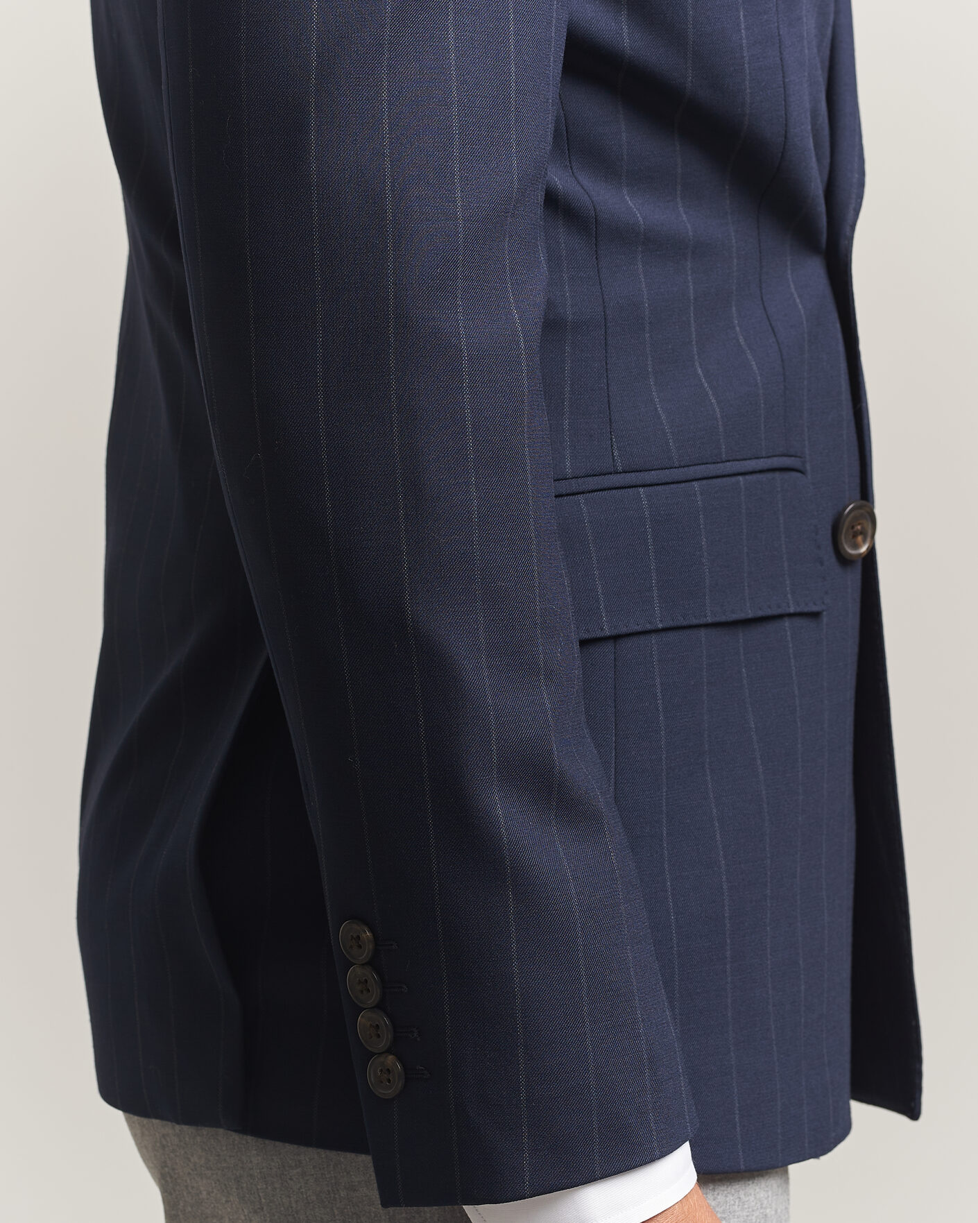 Men | Blazers | Polo Ralph Lauren | Double Breasted Rope Stripe Sportcoat Navy/Grey