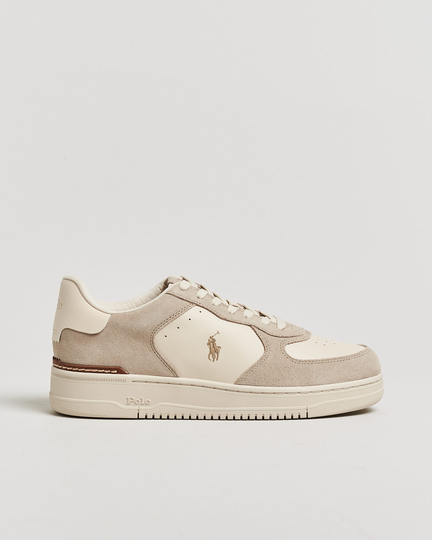 Men | Sneakers | Polo Ralph Lauren | Masters Court Suede/Leather Sneakers Milkshake