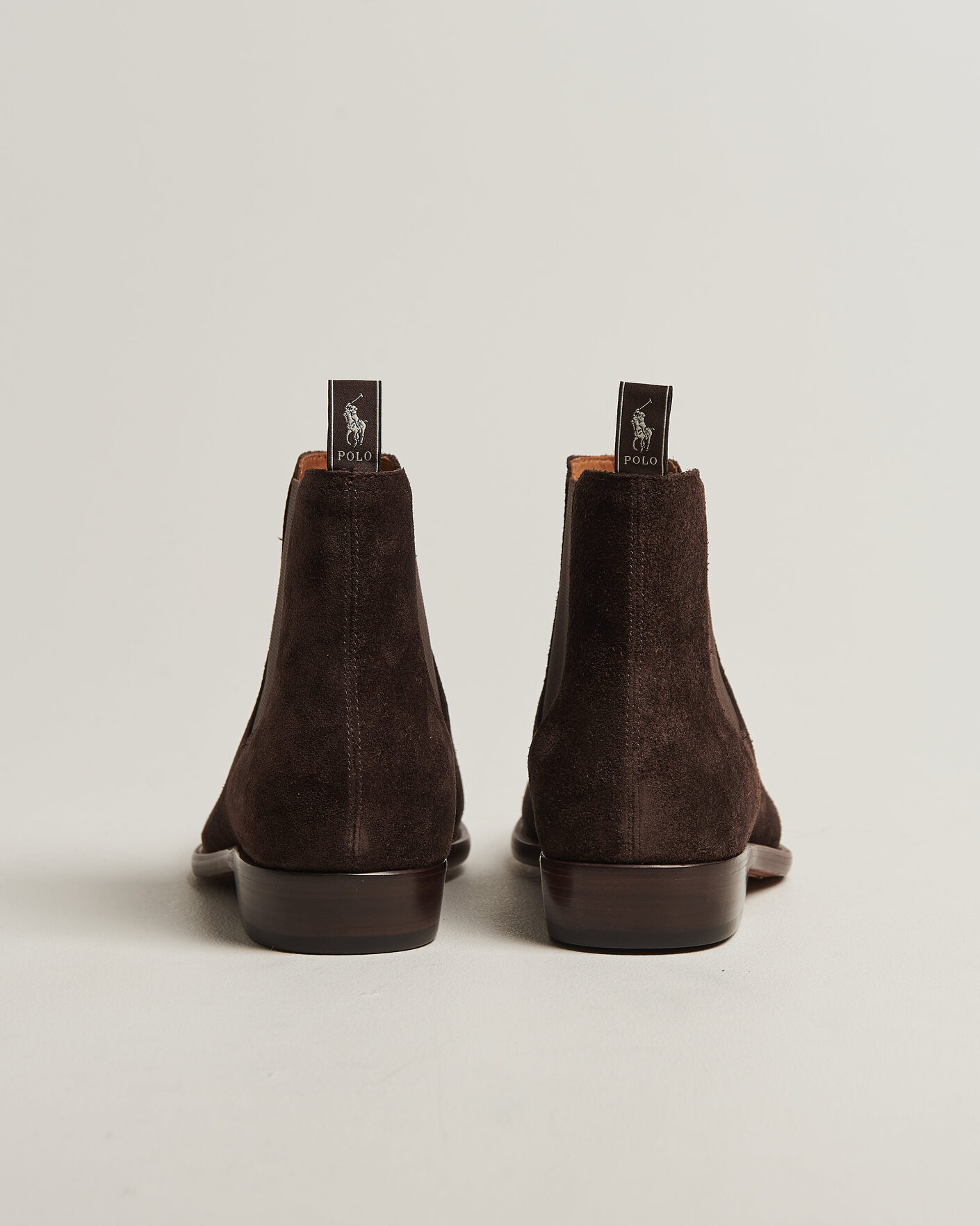 Men | Boots | Polo Ralph Lauren | Owen Suede Chelsea Boots Dark Chocolate