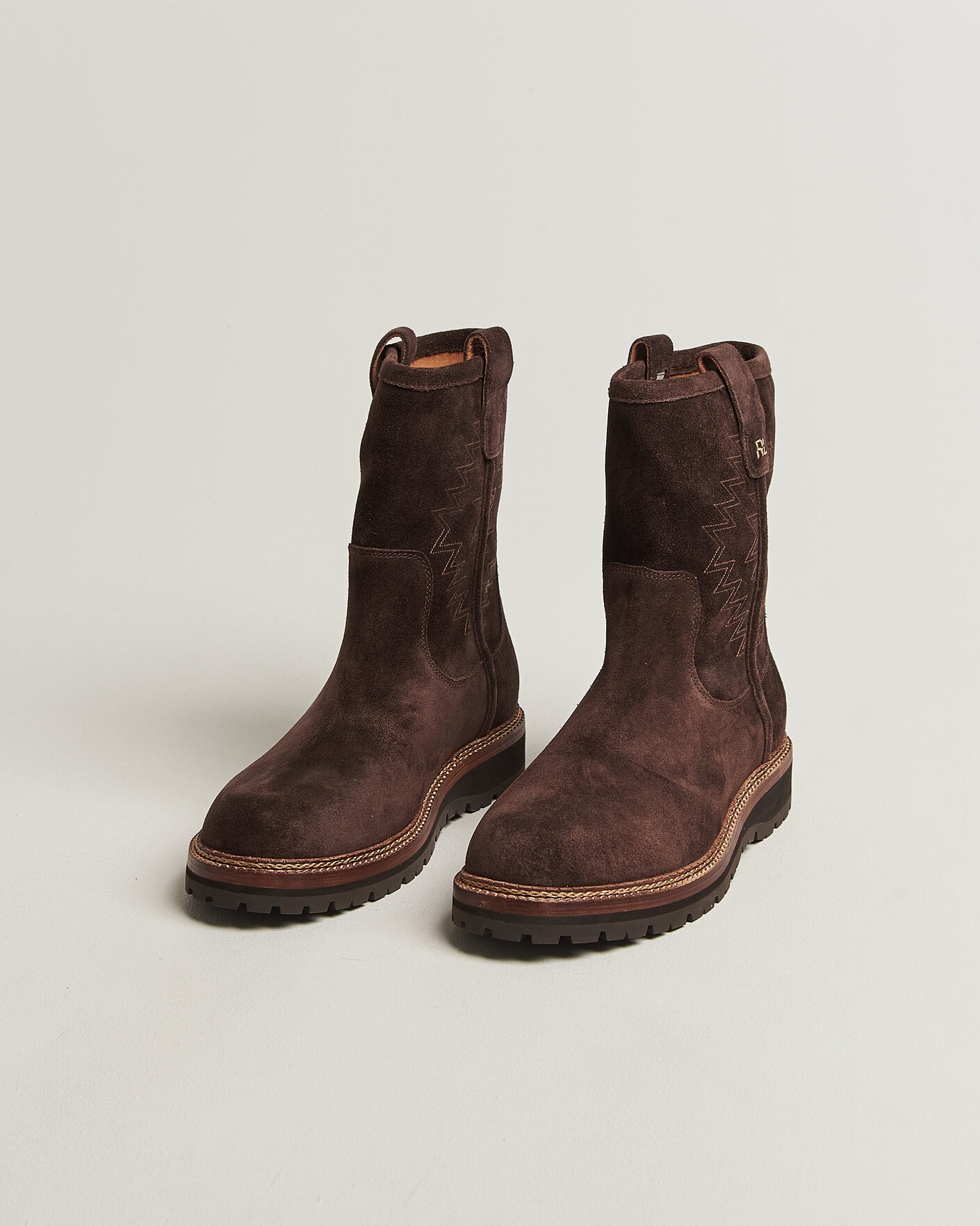Men | Boots | Polo Ralph Lauren | Alpine Pullover Boot Dark Chocolate