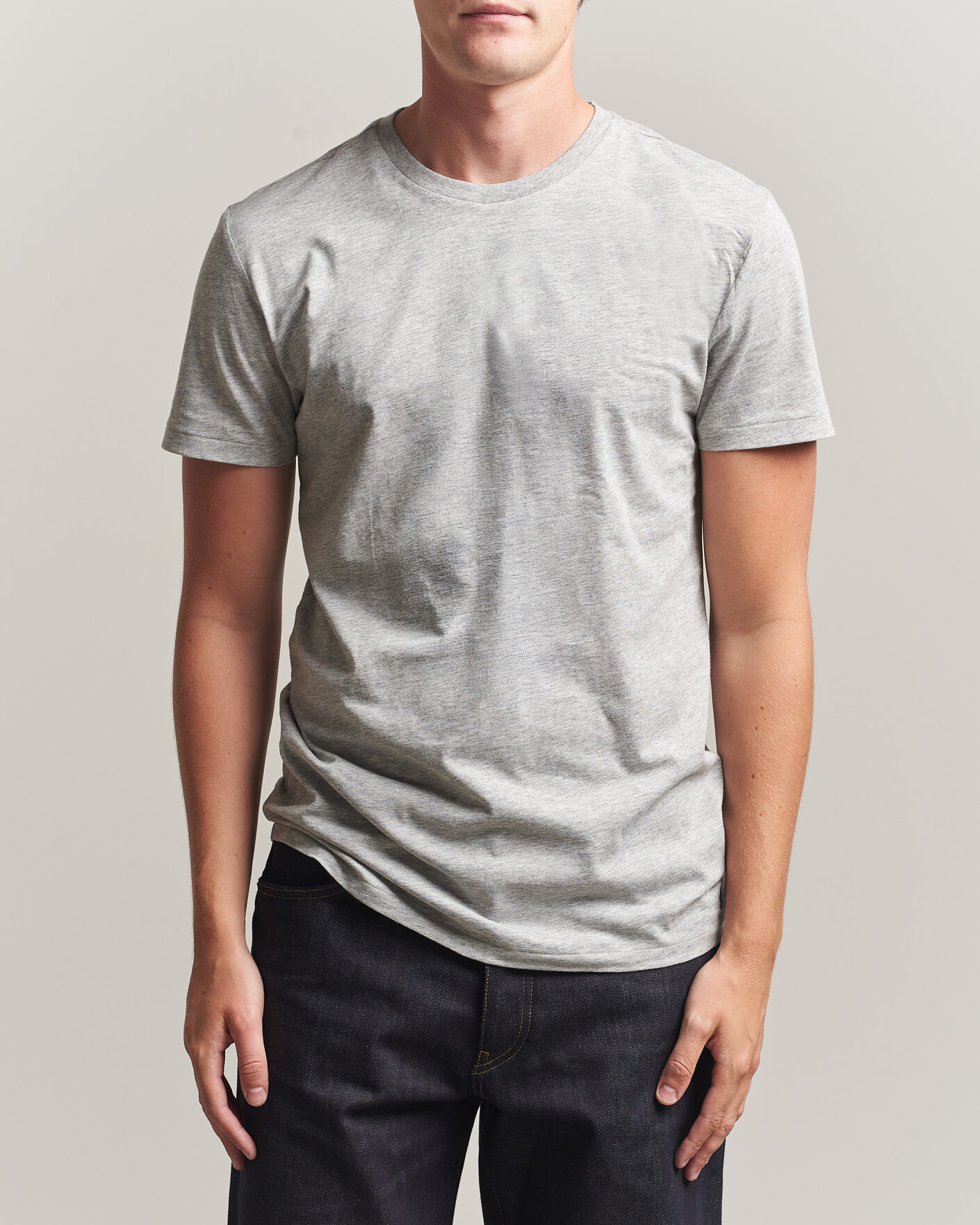 Men | T-Shirts | Polo Ralph Lauren | 3-Pack Crew Neck T-Shirt Grey/Navy/Blue