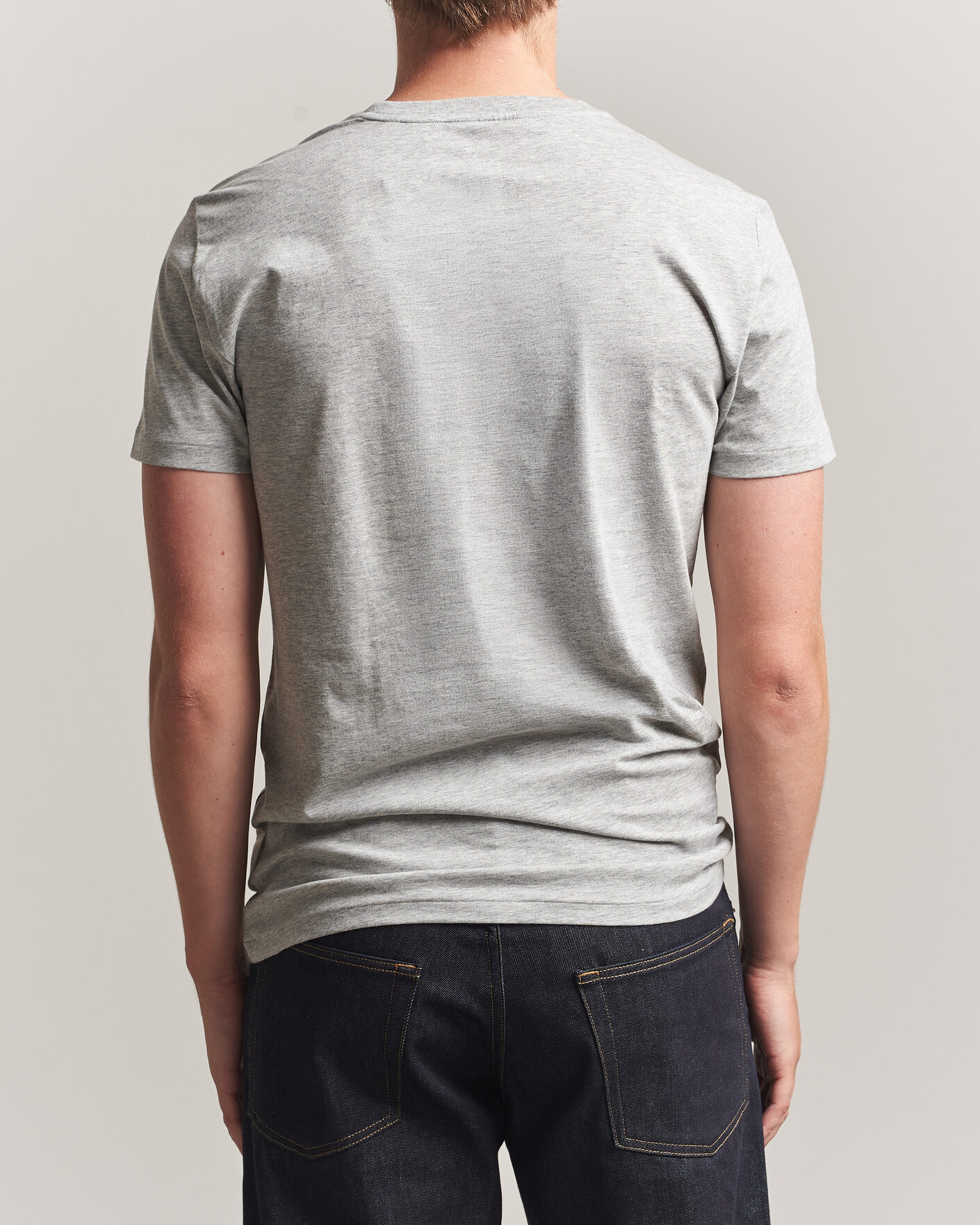 Men | T-Shirts | Polo Ralph Lauren | 3-Pack Crew Neck T-Shirt Grey/Navy/Blue
