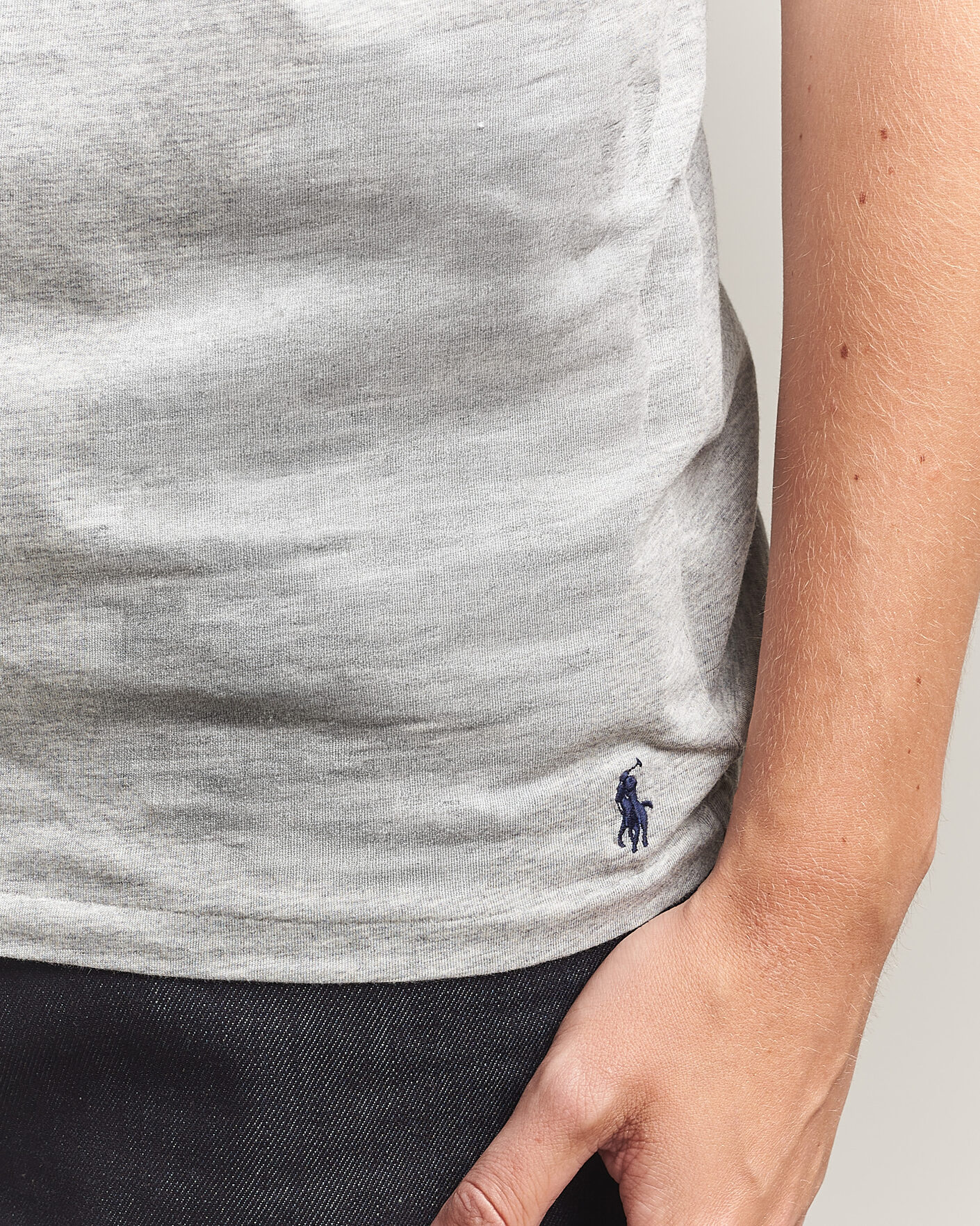 Men | T-Shirts | Polo Ralph Lauren | 3-Pack Crew Neck T-Shirt Grey/Navy/Blue