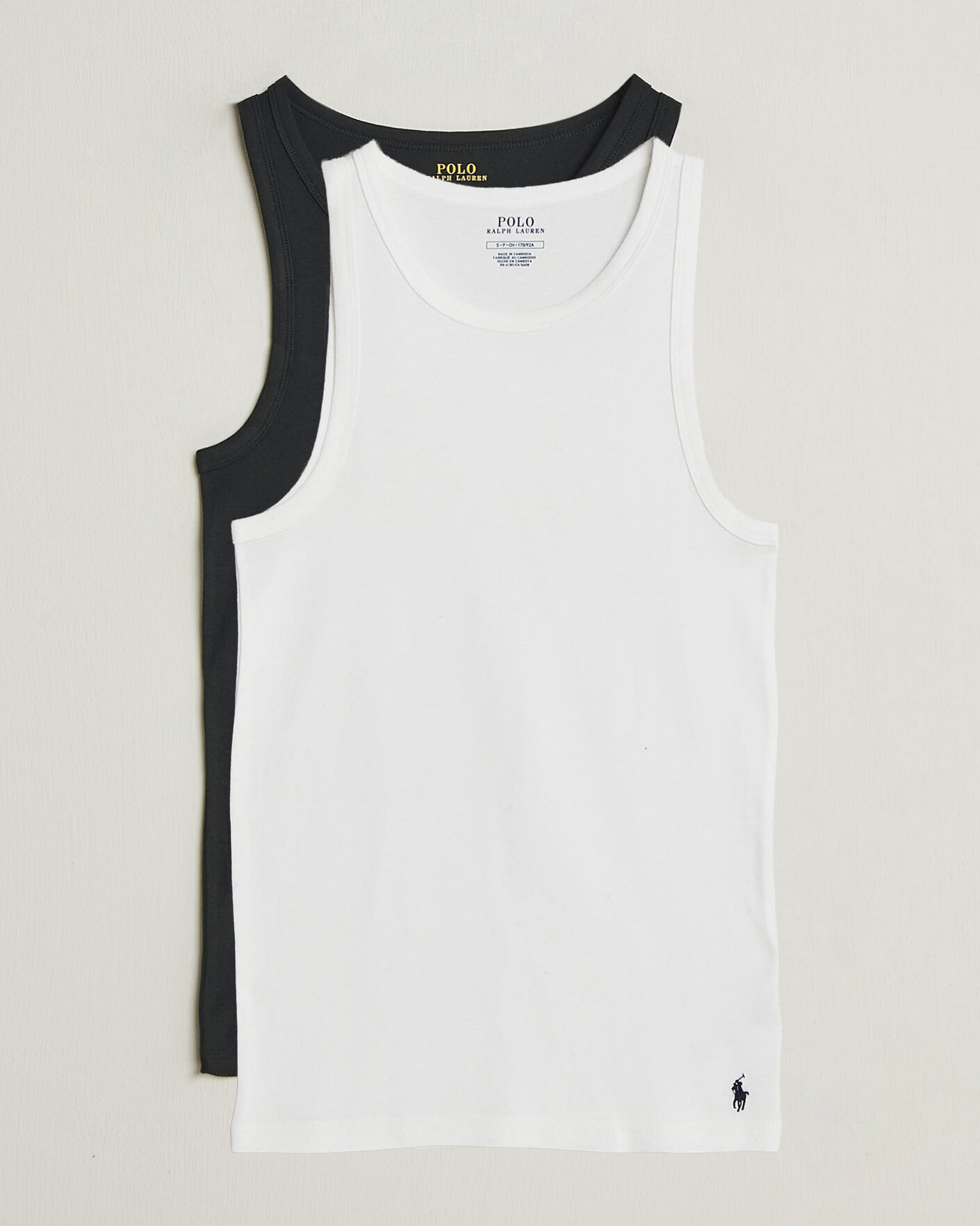 Men | T-Shirts | Polo Ralph Lauren | 2-Pack Tank Top Black/White