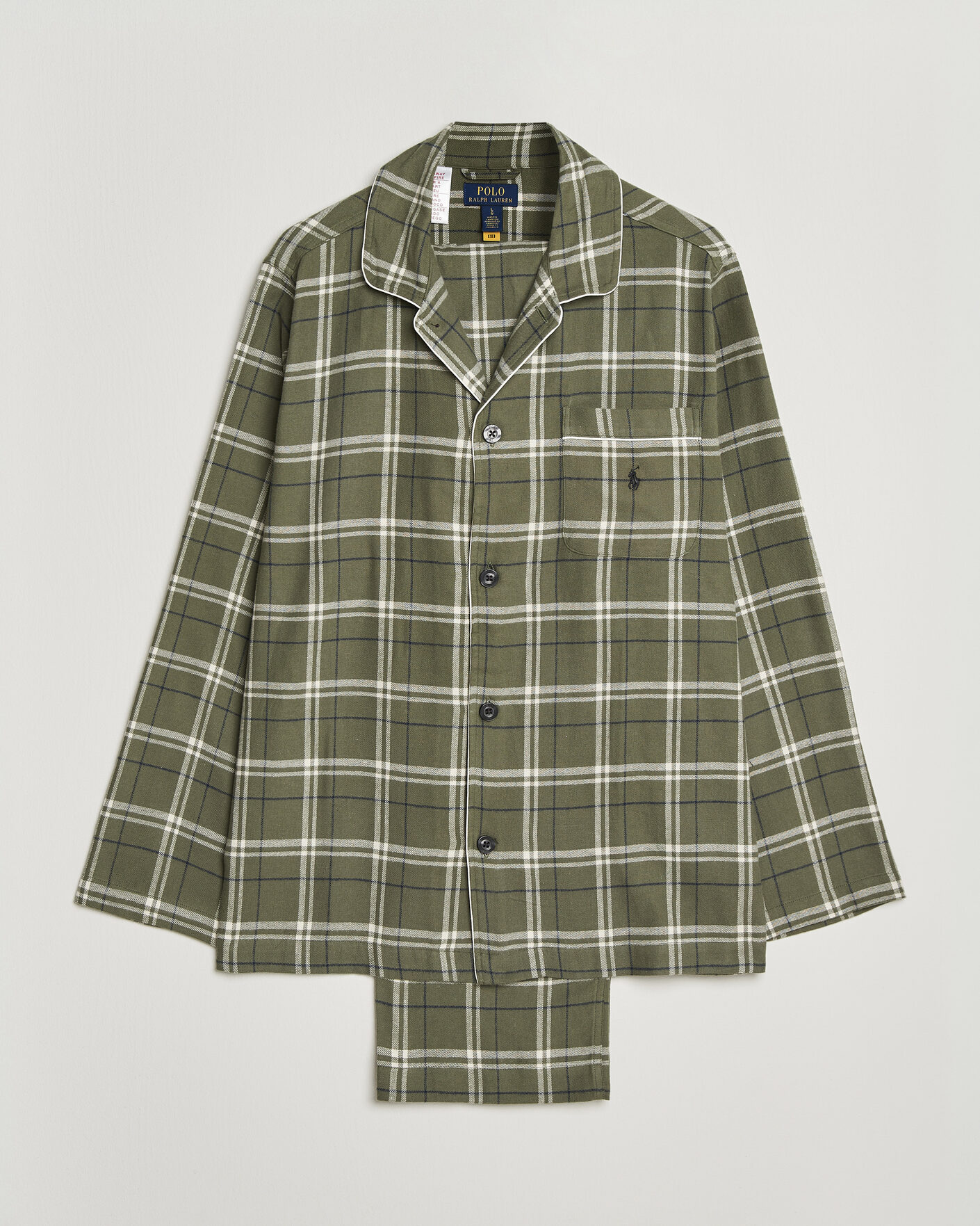 Men | Pyjamas & Robes | Polo Ralph Lauren | Pyjamas Set Olive/Navy