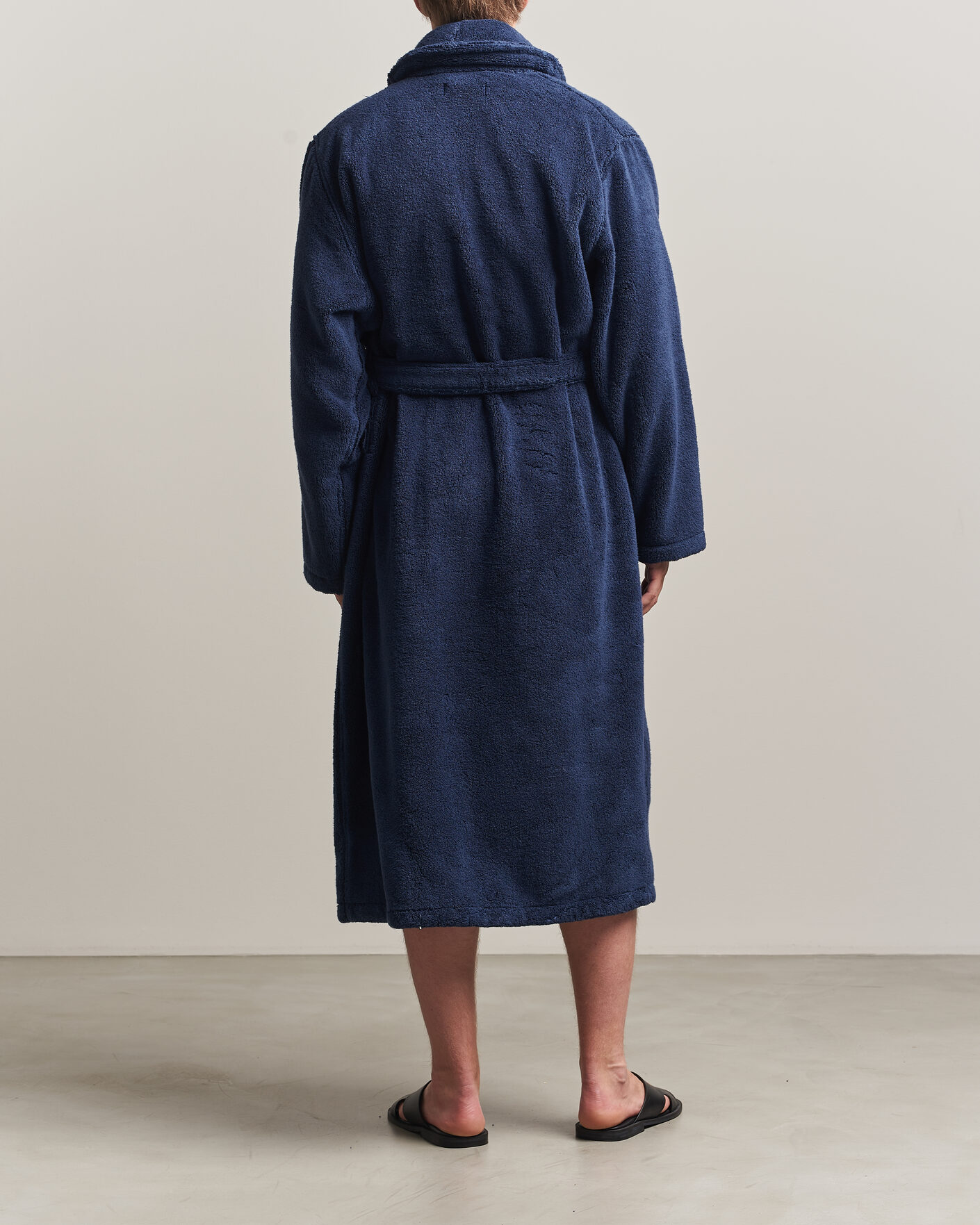 Men | Pyjamas & Robes | Polo Ralph Lauren | Cotton Terry Robe Newport Navy