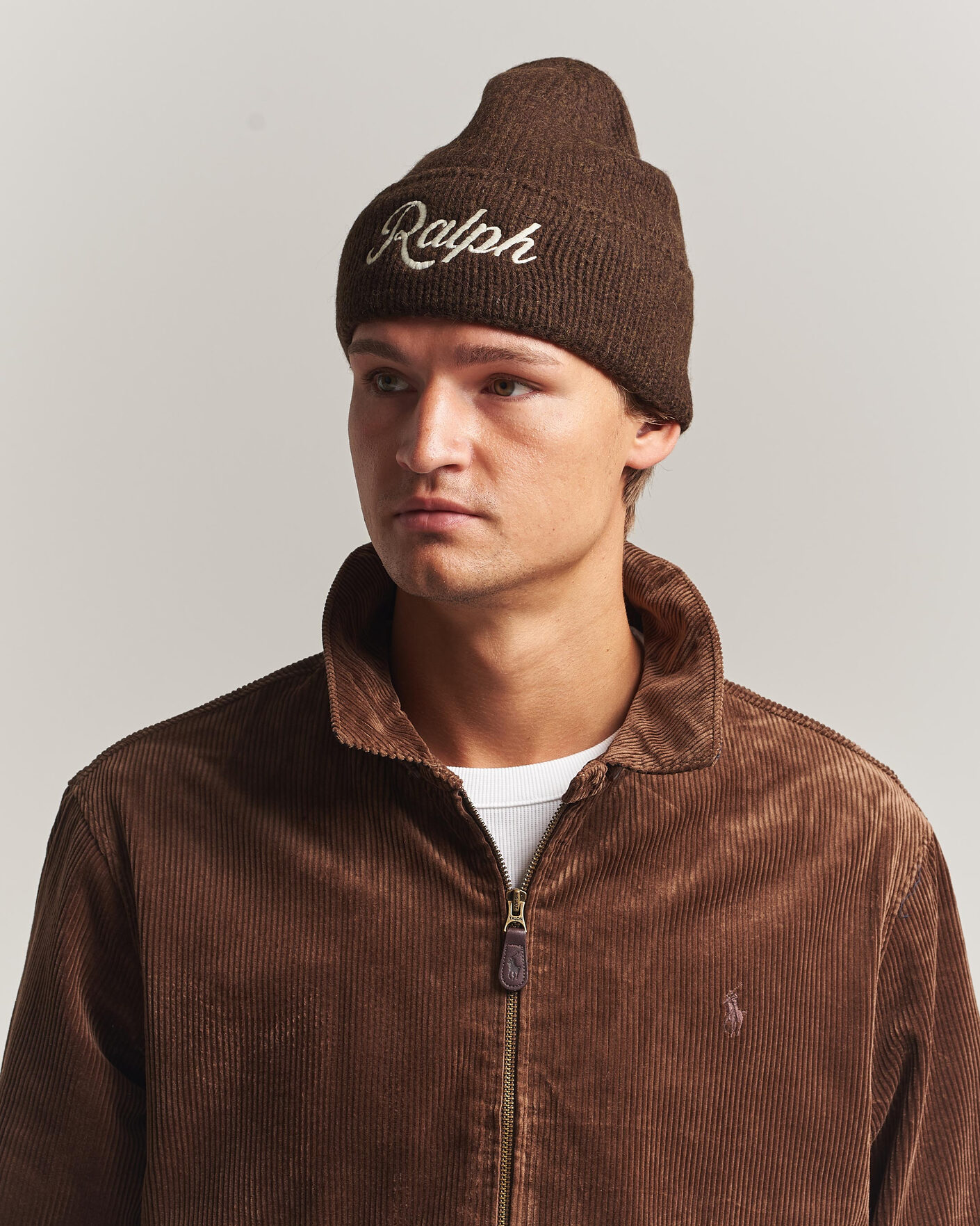 Men | Beanies | Polo Ralph Lauren | Wool Blend Beanie Cooper Brown
