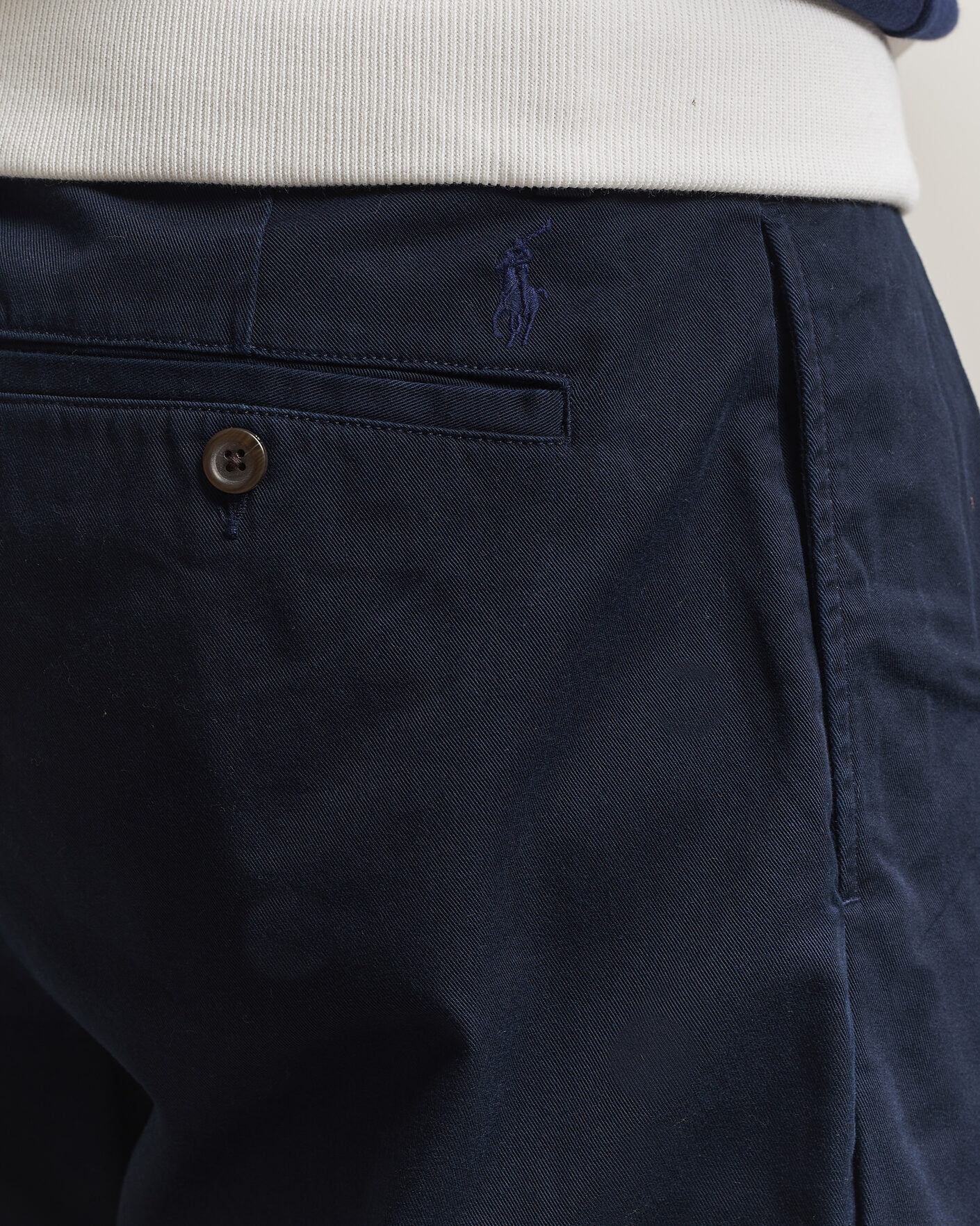 Men | Trousers | Polo Ralph Lauren | Bedford Twill Straight Fit Pants Aviator Navy