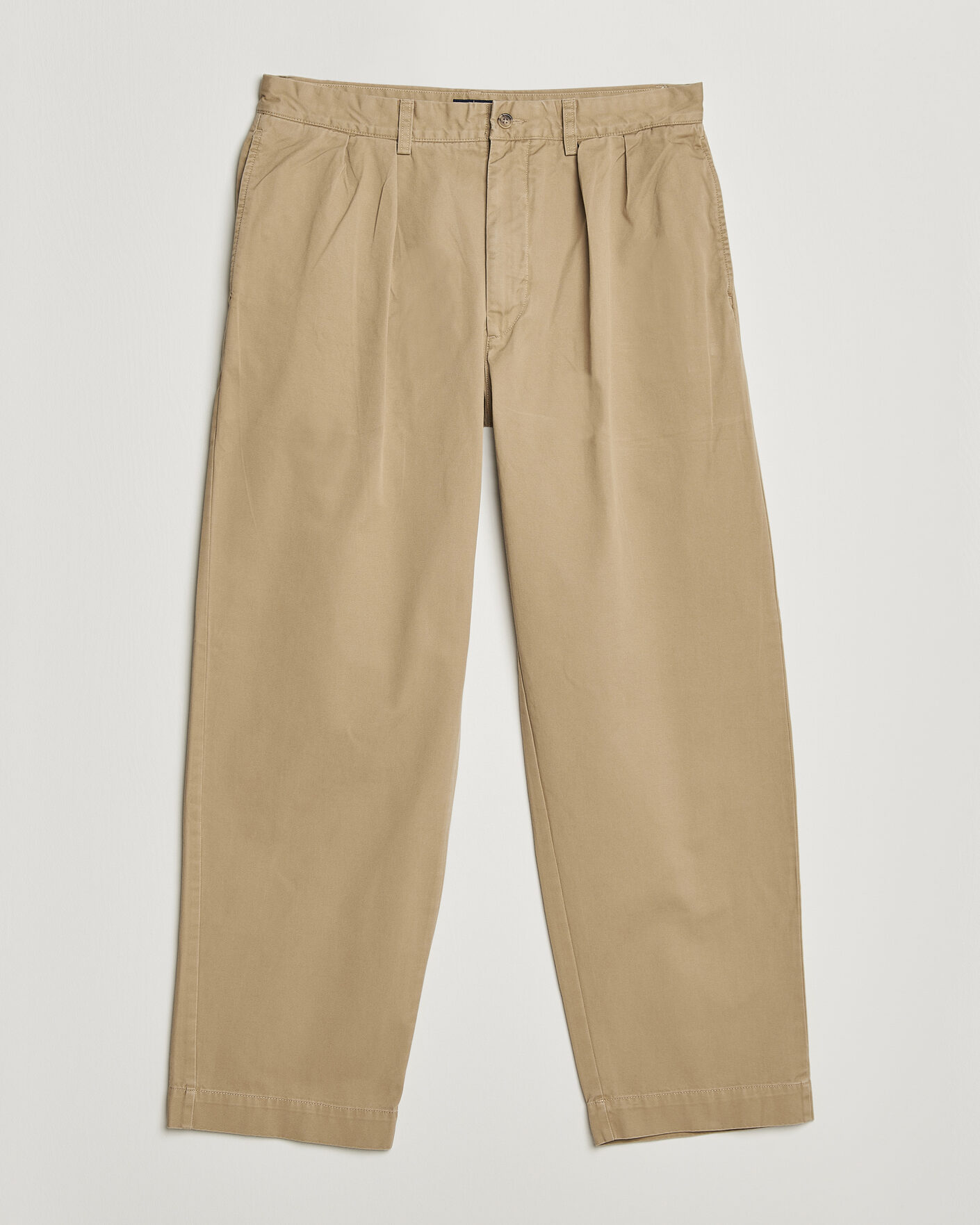 Men | Trousers | Polo Ralph Lauren | Bedford Twill Straight Fit Pants Khaki Hill