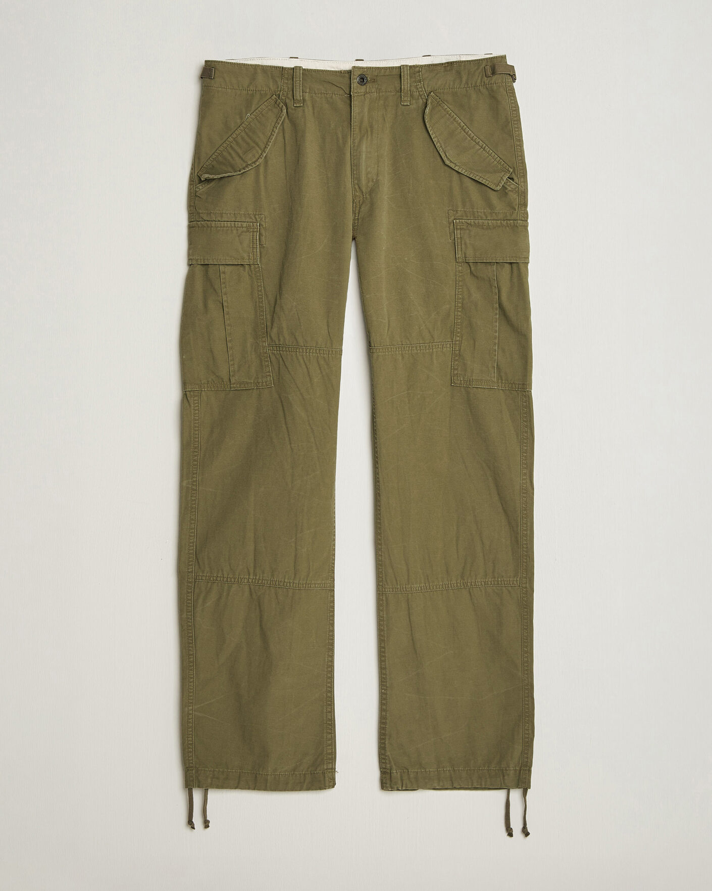 Men | Trousers | Polo Ralph Lauren | Rustic Canvas Cargo Pants Outdoors Olive