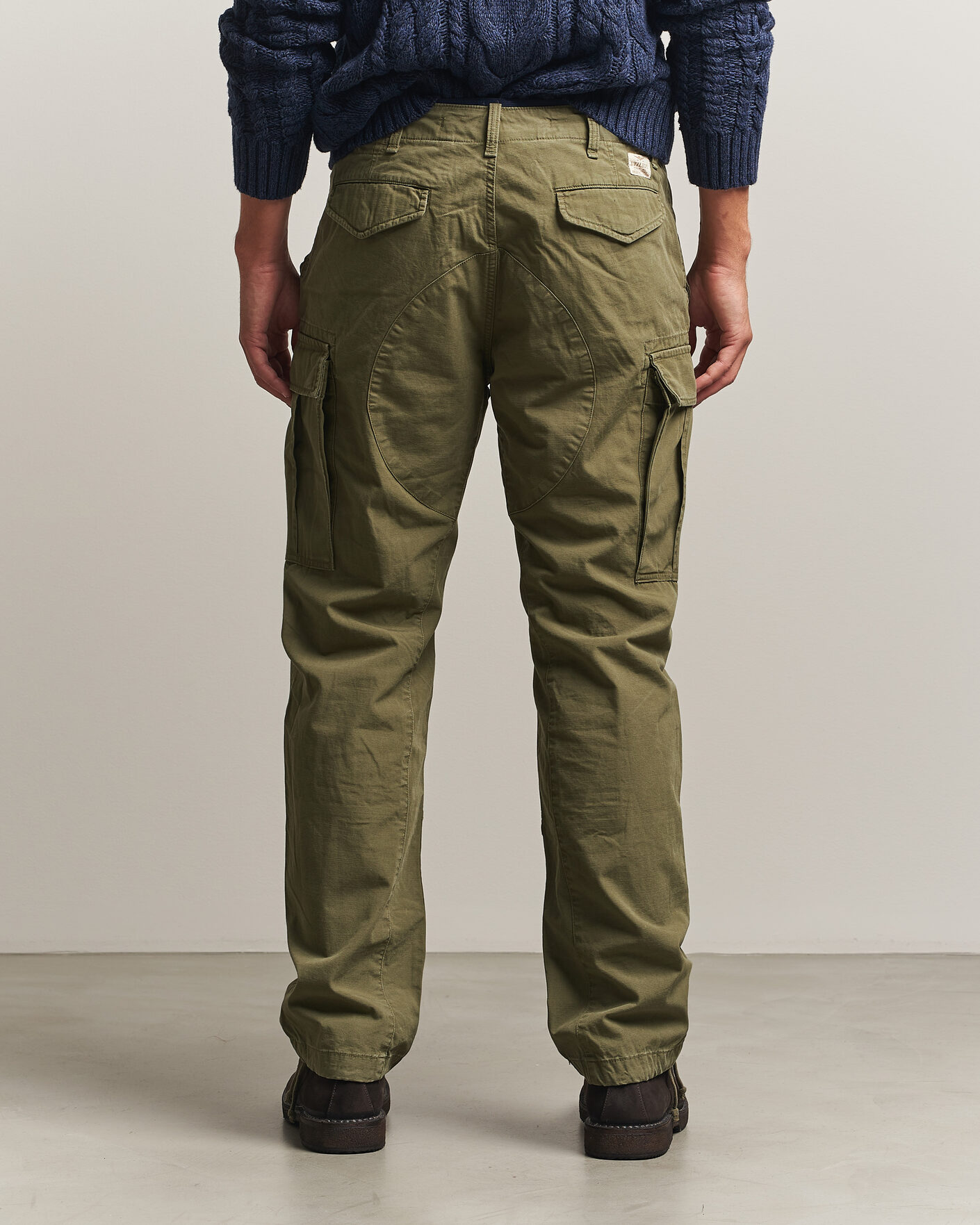 Men | Trousers | Polo Ralph Lauren | Rustic Canvas Cargo Pants Outdoors Olive