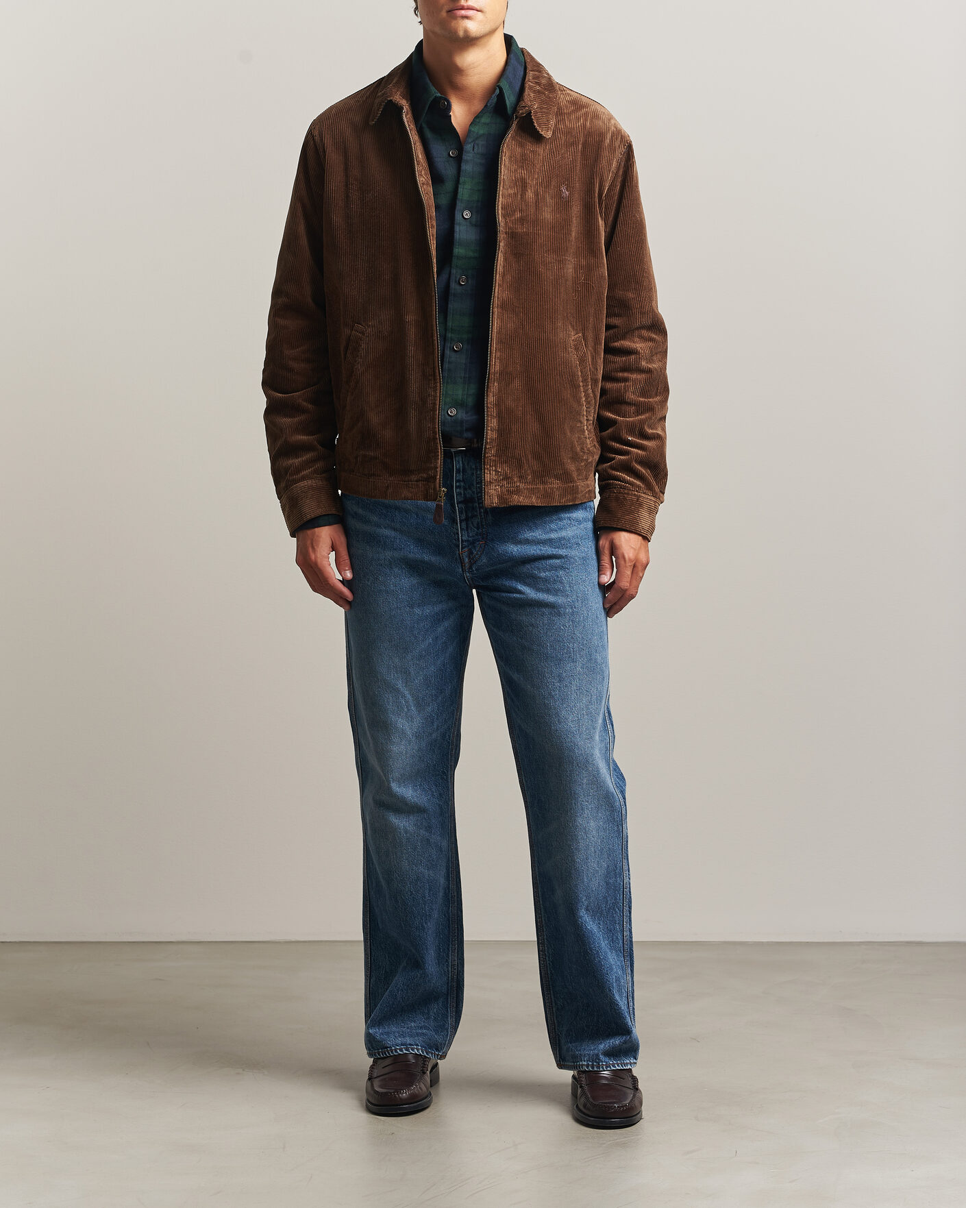 Men | Coats & Jackets | Polo Ralph Lauren | Lined Corduroy Windbreaker Pale Russet