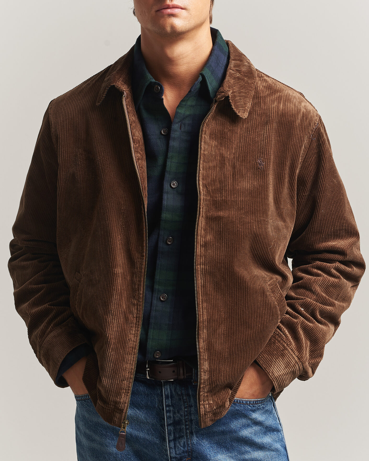 Men | Coats & Jackets | Polo Ralph Lauren | Lined Corduroy Windbreaker Pale Russet