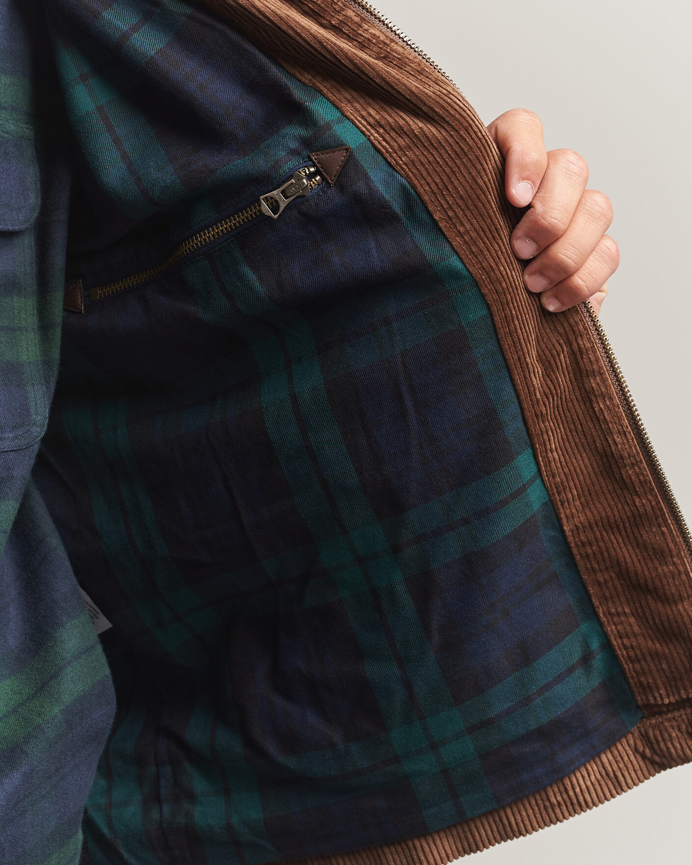 Men | Coats & Jackets | Polo Ralph Lauren | Lined Corduroy Windbreaker Pale Russet