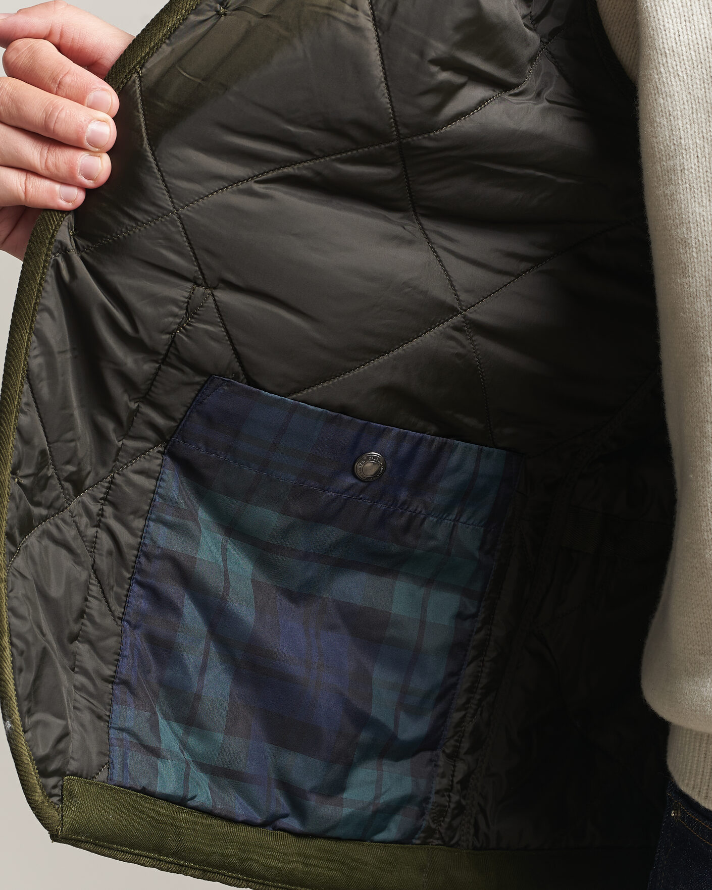Men | Gilets | Polo Ralph Lauren | Quilted Corduroy Vest Company Olive