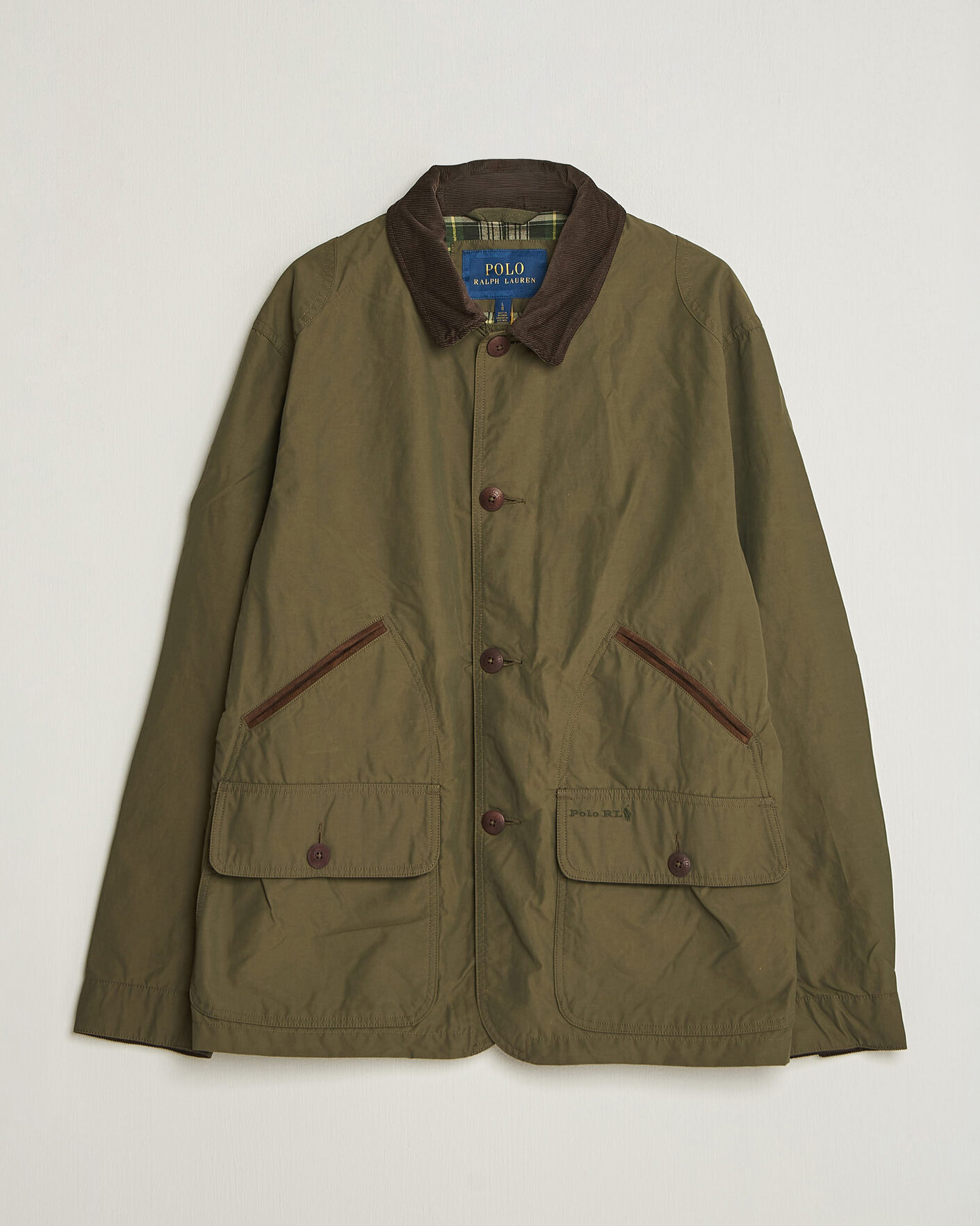 Men | Coats & Jackets | Polo Ralph Lauren | Cotton Nylon Field Jacket Canopy Olive