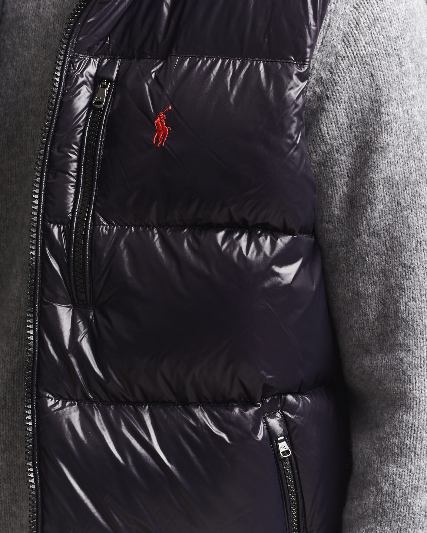 Men | Gilets | Polo Ralph Lauren | Gorham Down Vest Polo Black Glossy